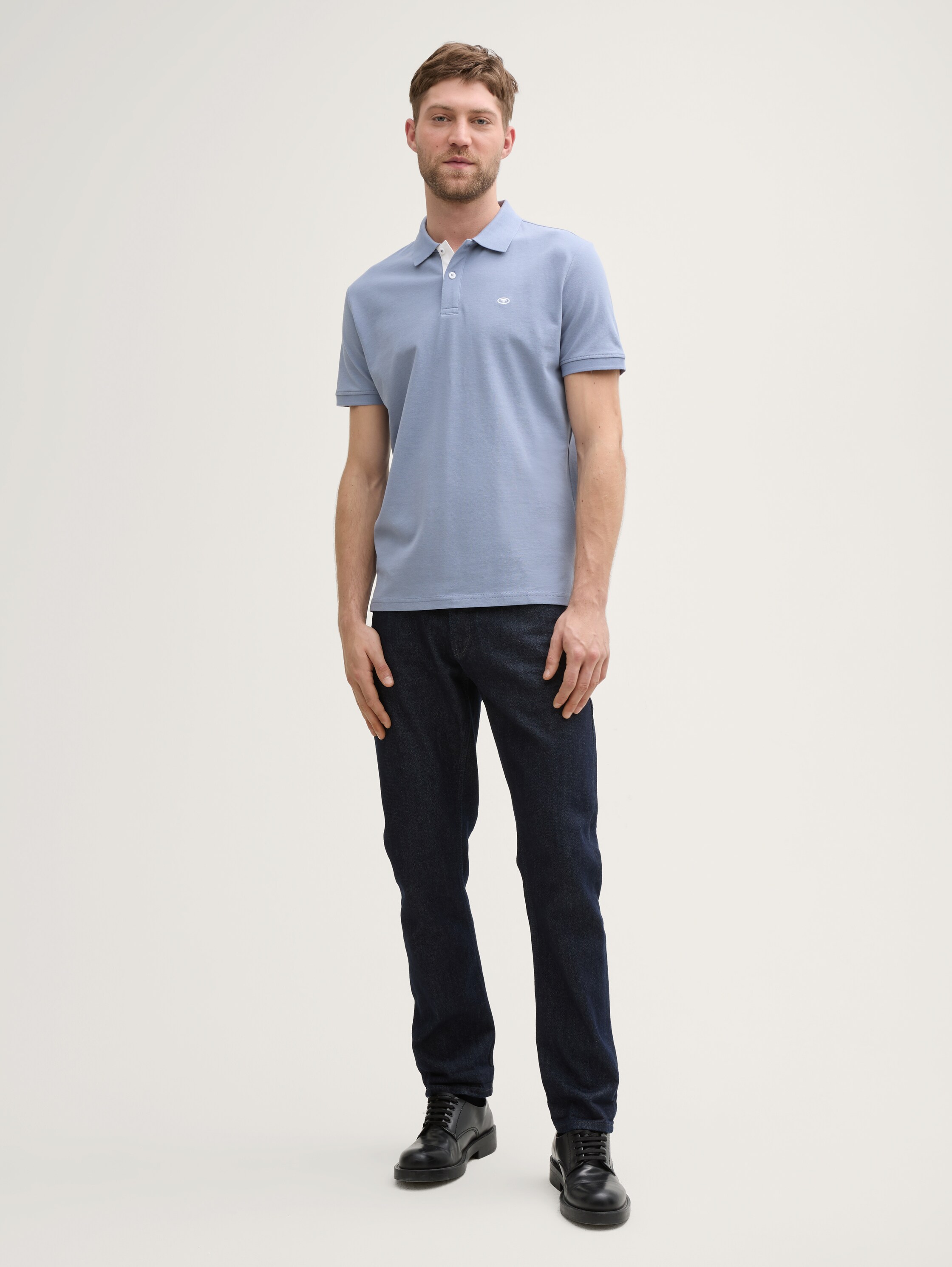 Piqué Poloshirt aus Baumwolle - 0