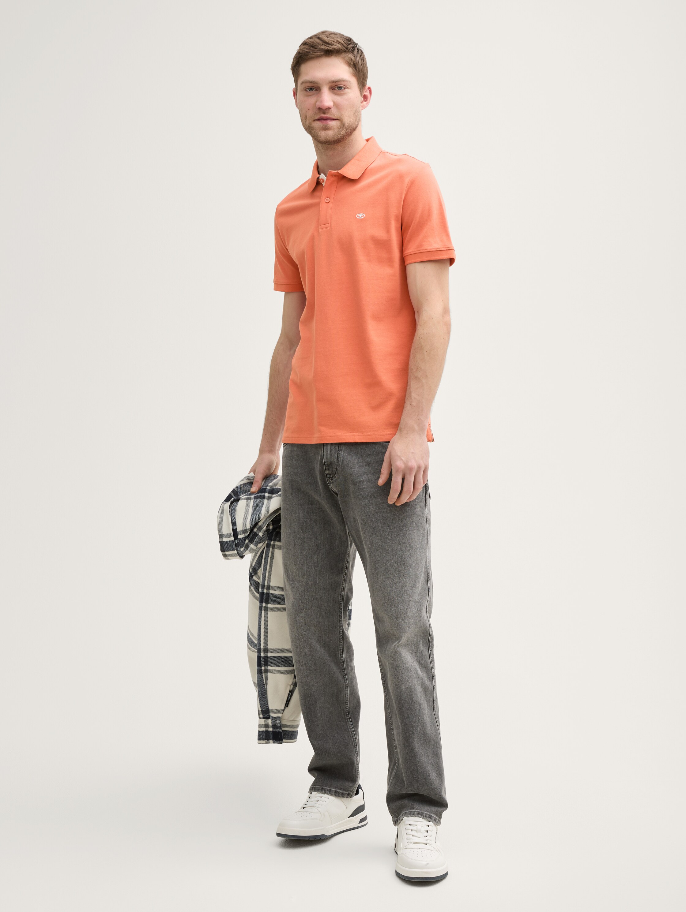 Piqué Poloshirt aus Baumwolle - 1