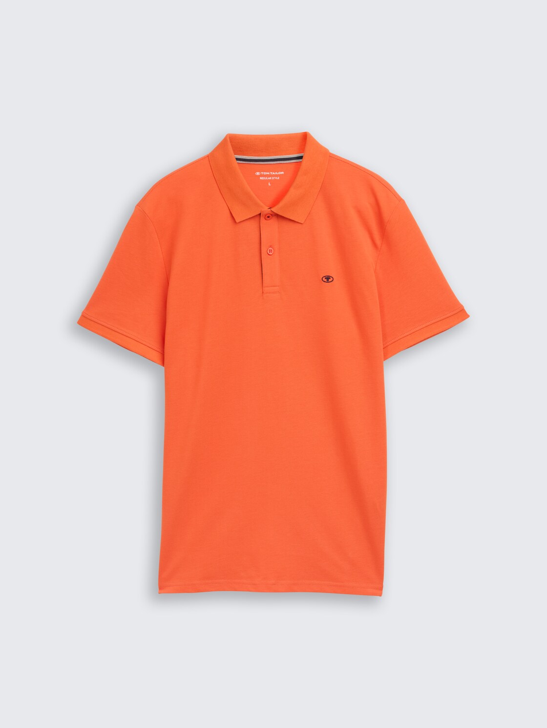 Piqué Poloshirt mit Logo-Stickerei - pale red