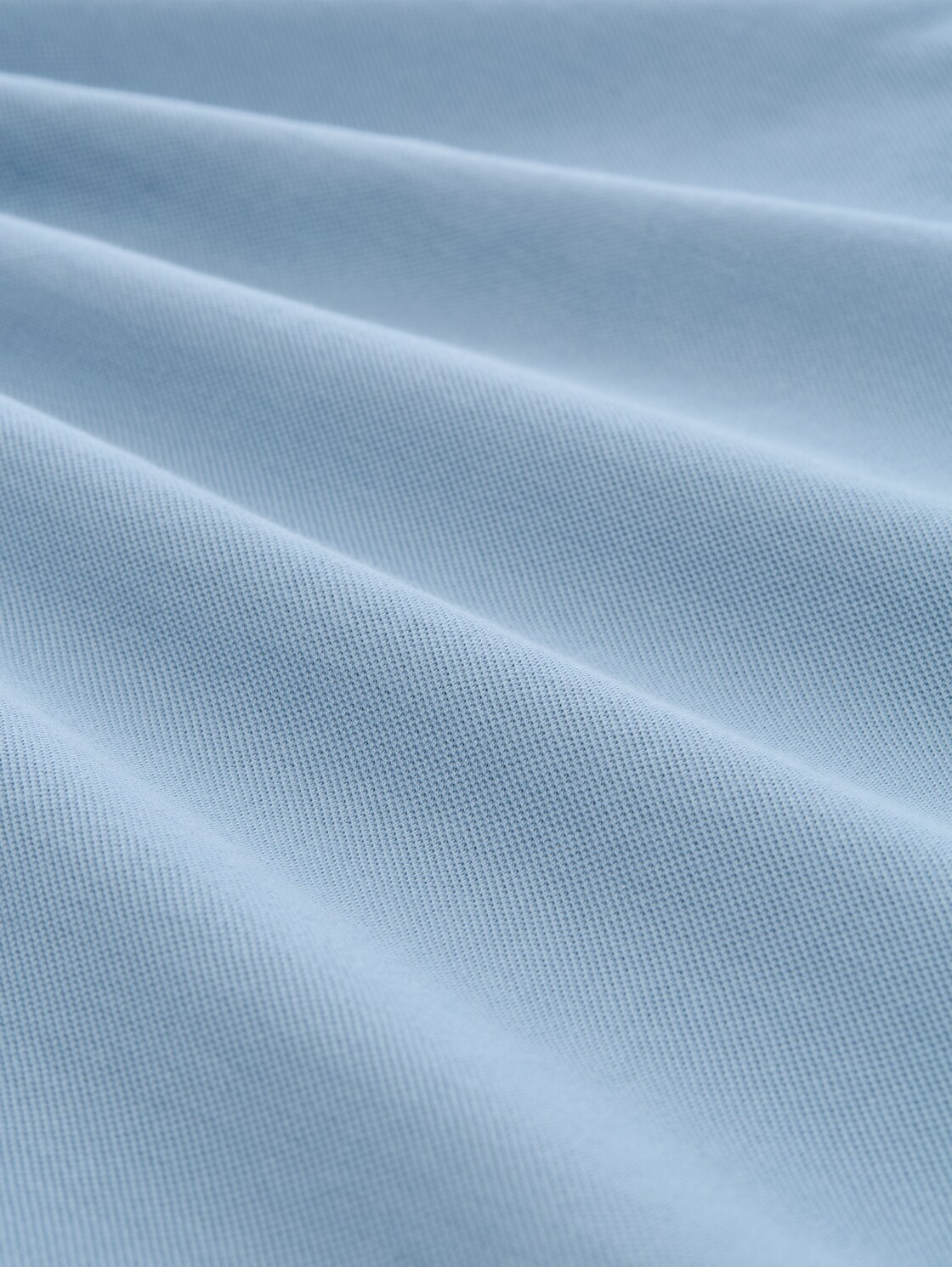 Piqué Poloshirt mit Logo-Stickerei - mountain spring blue