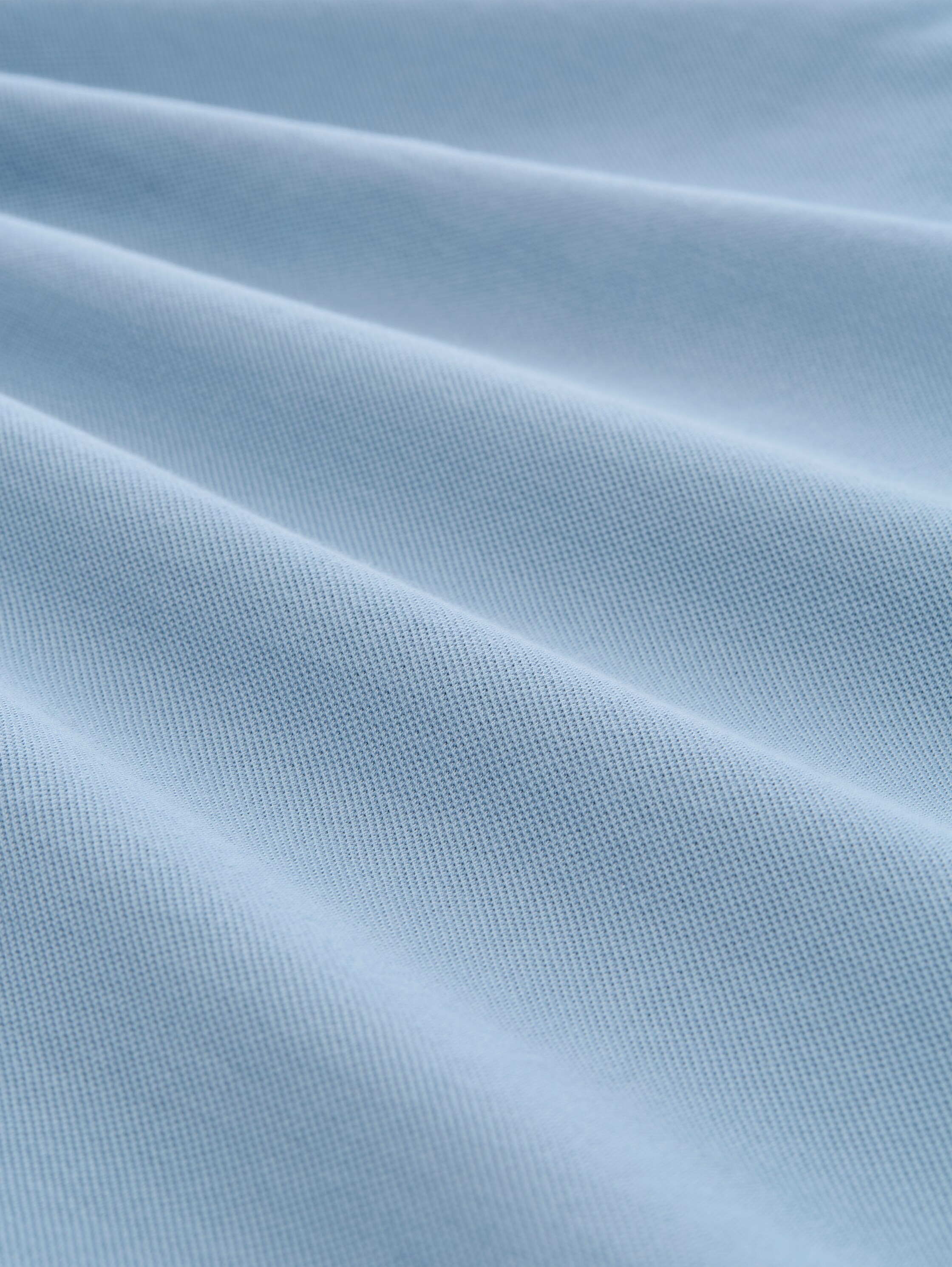 Piqué poloshirt met geborduurd logo - mountain_spring_blue - 