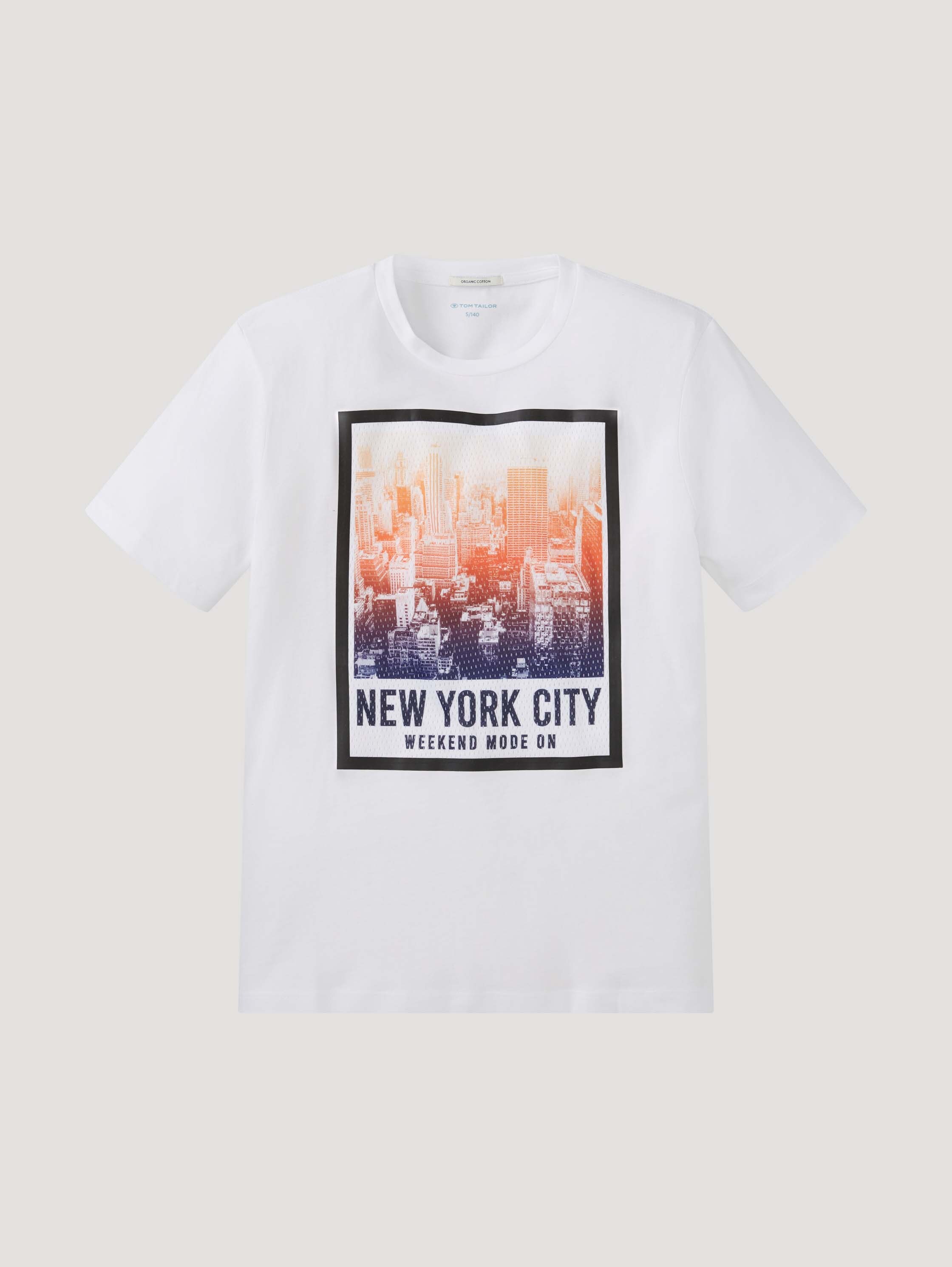 T-shirt avec photo imprimée - blanc - Vue du produit