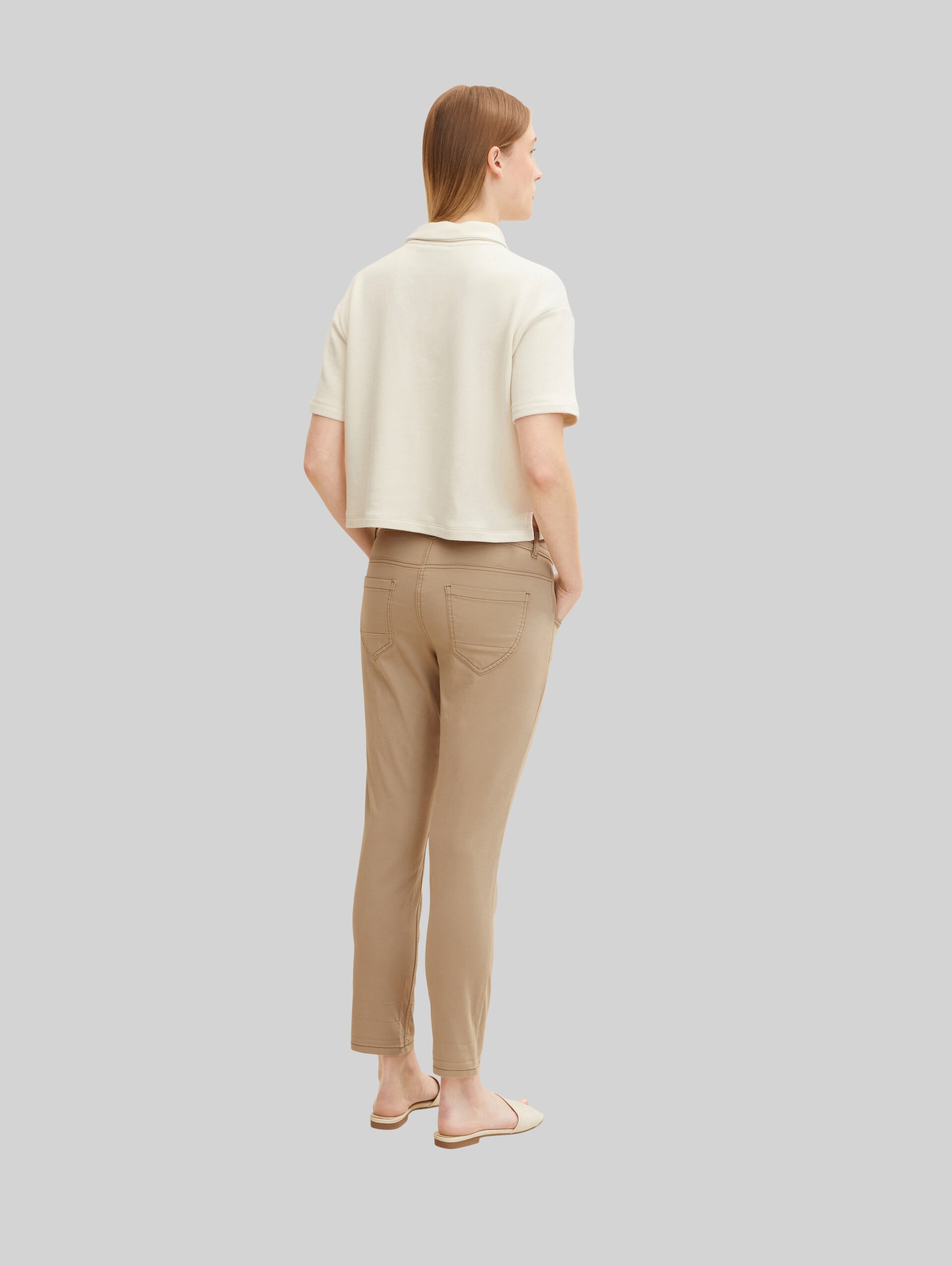 Jeans Tapered Relaxed - dark sepia - Découpe Vue arrière du modèle
