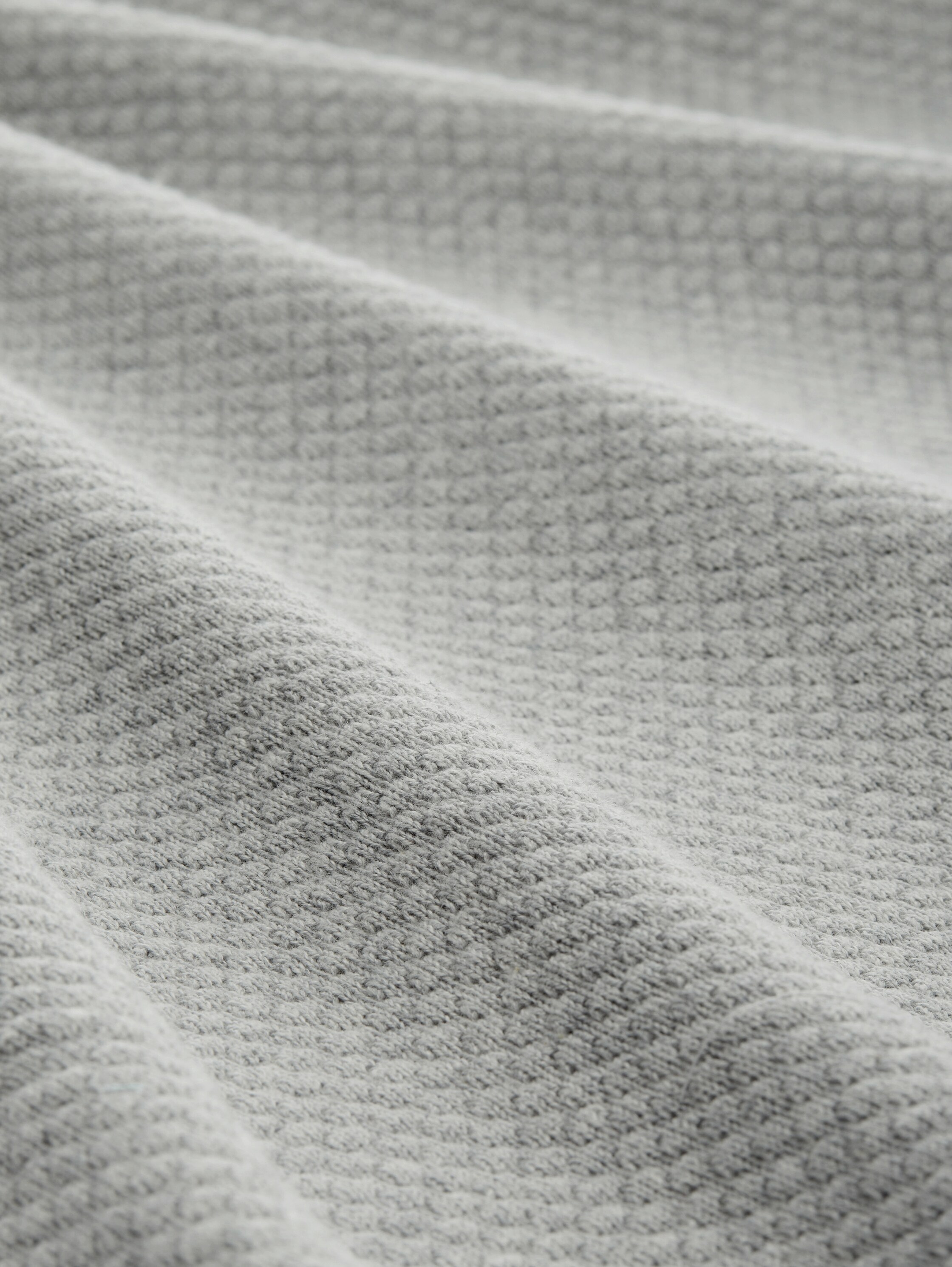 Cardigan - ordinary grey melange - Vue de la matière