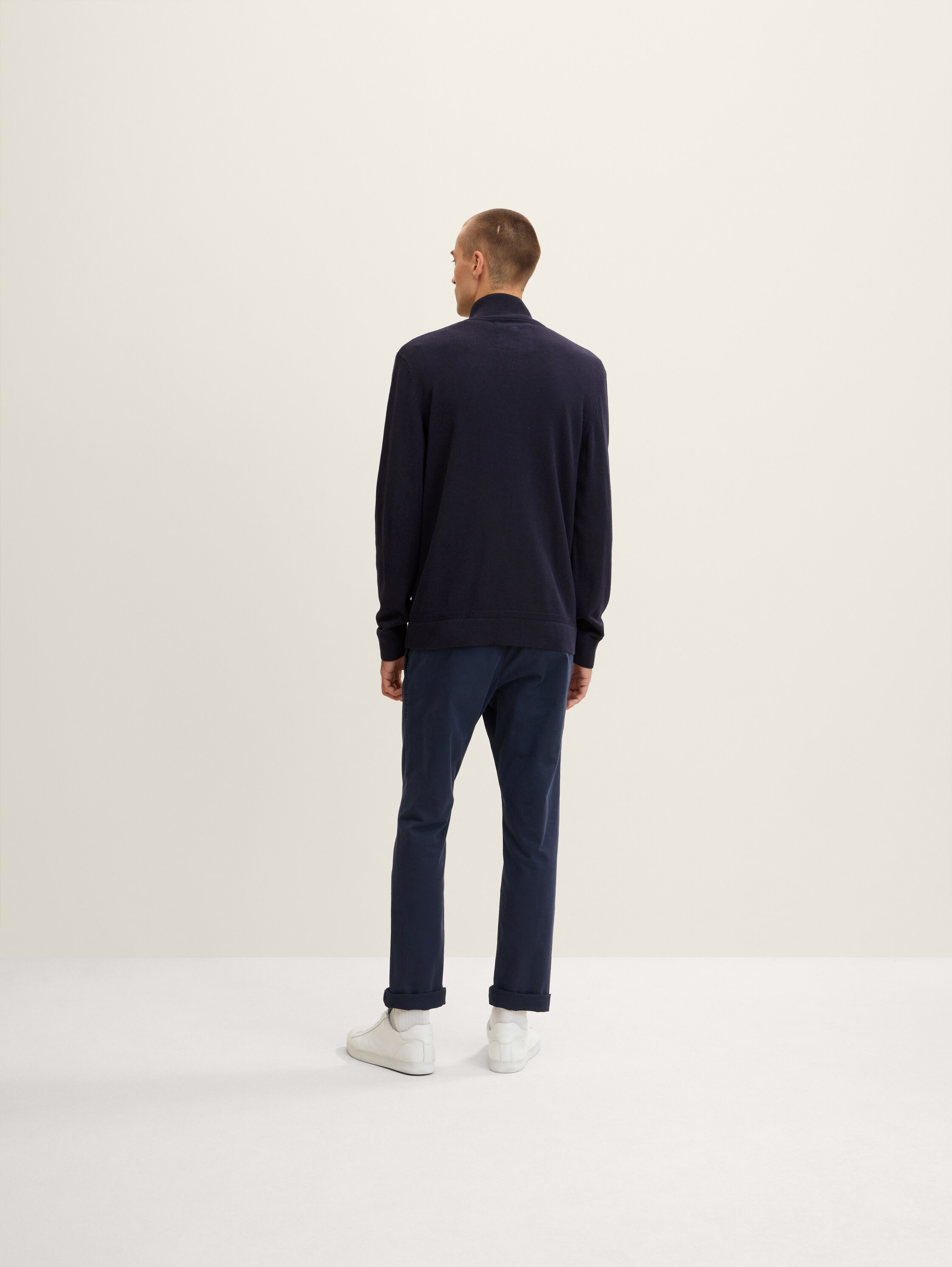 Strickjacke - Knitted Navy Melange