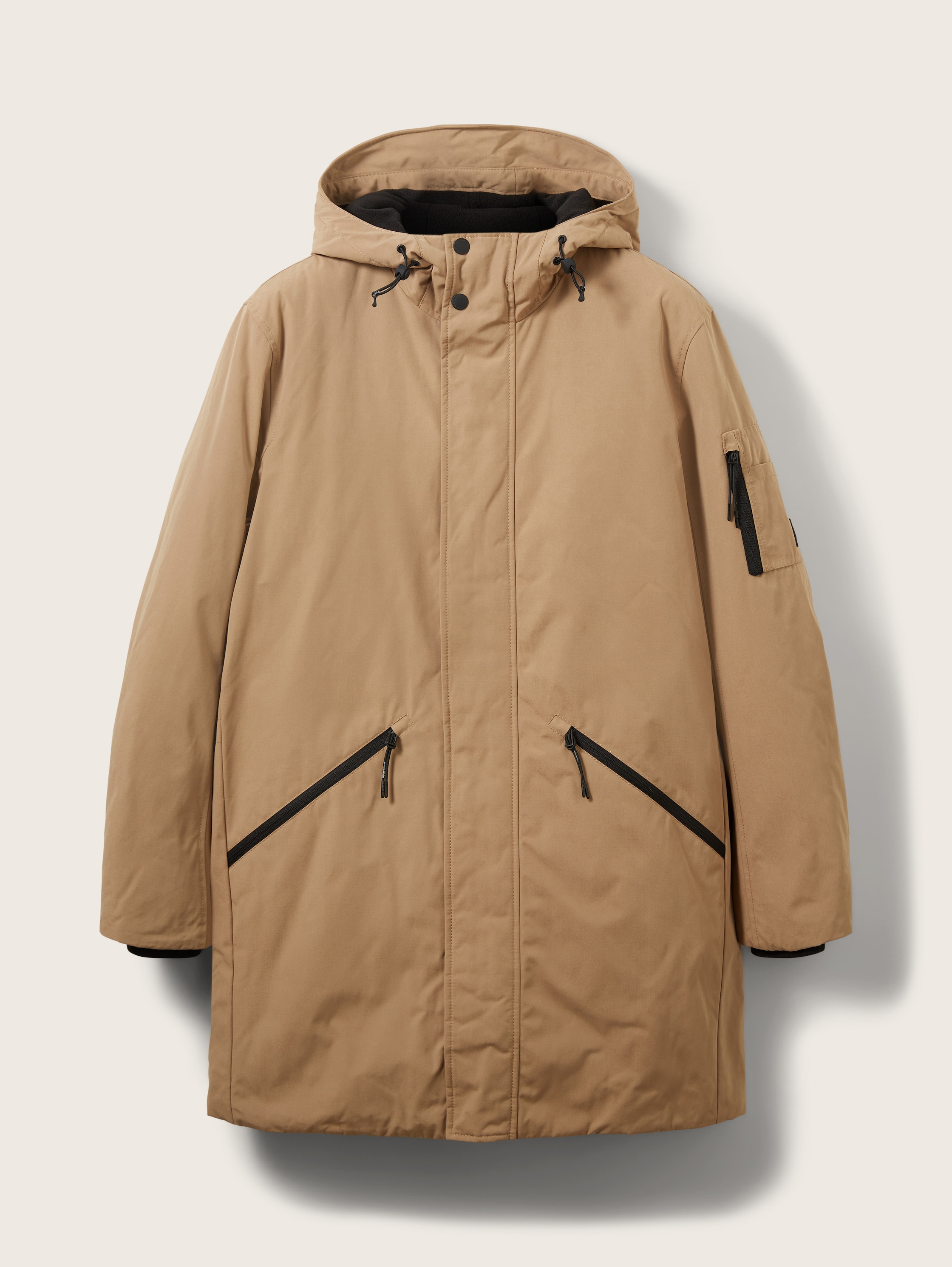 Parka mit Kapuze - Splashed Clay Beige