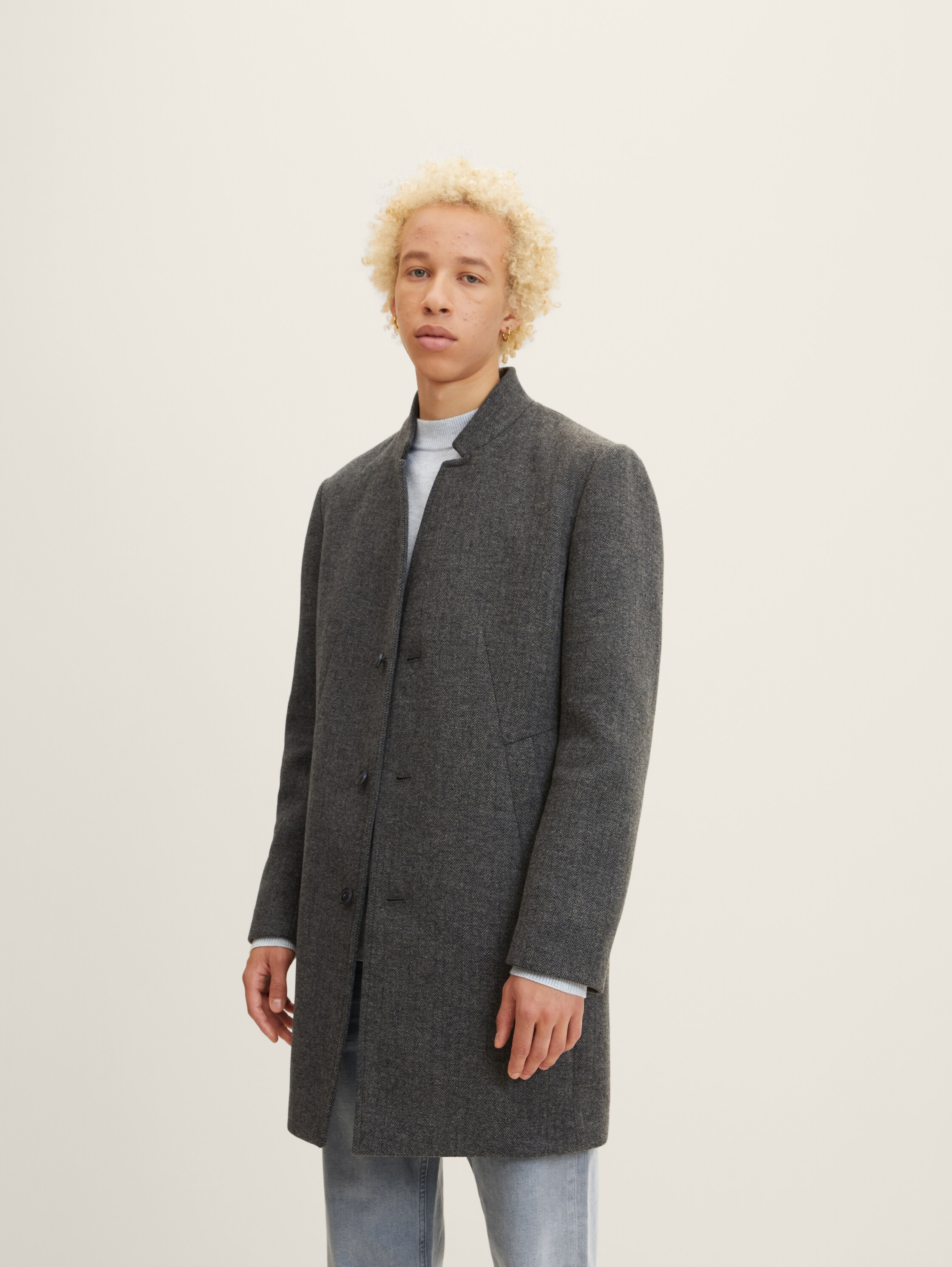 Manteau de laine - noires - 