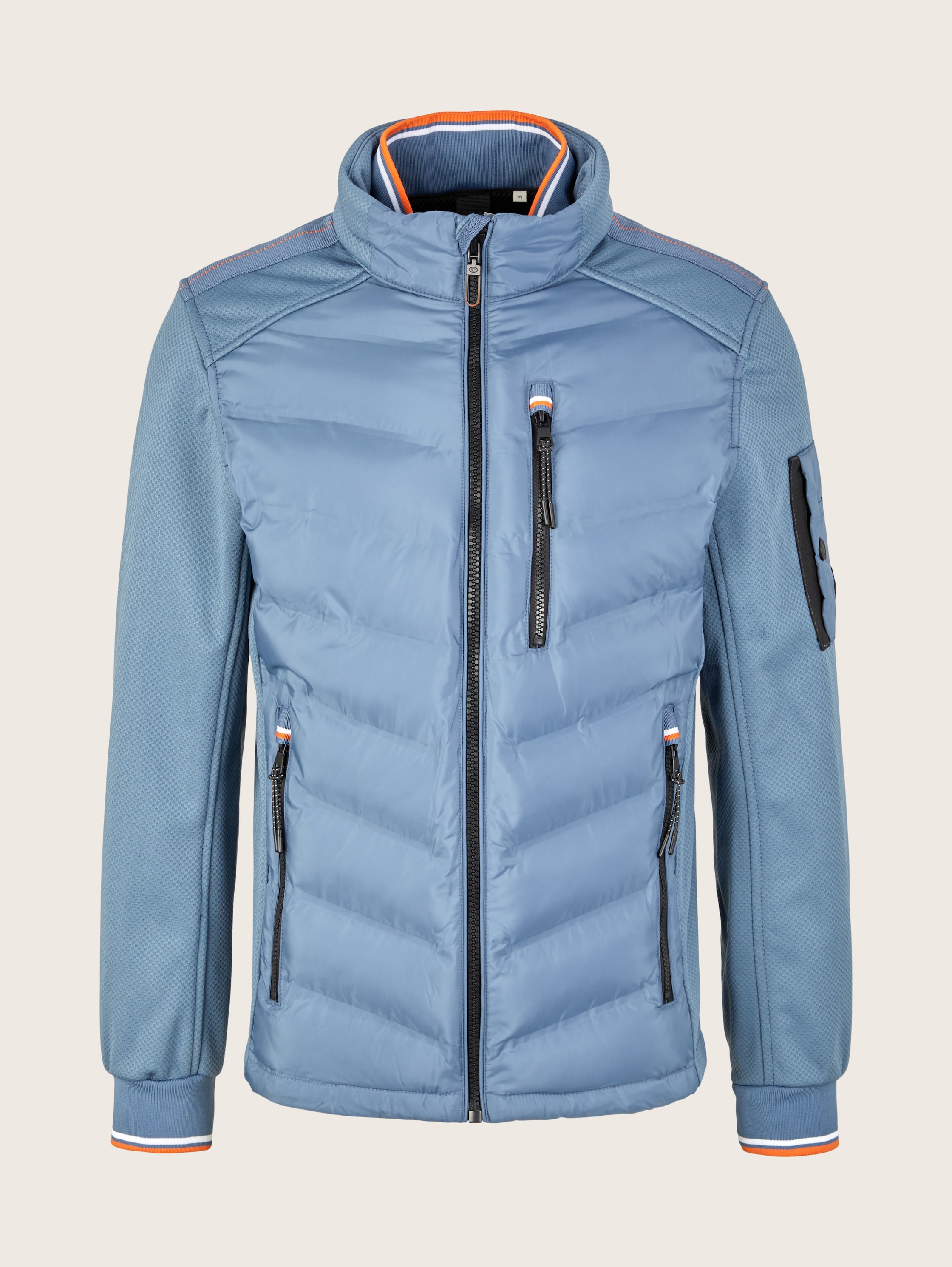 Hybridjacke -REPREVE(R) Our Ocean(R) - China Blue - Vorder-Produkt-Ansicht