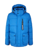 Ausgewählt, Pufferjacke mit Kapuze - REPREVE(R) Our Ocean(R) von Tom Tailor, blau