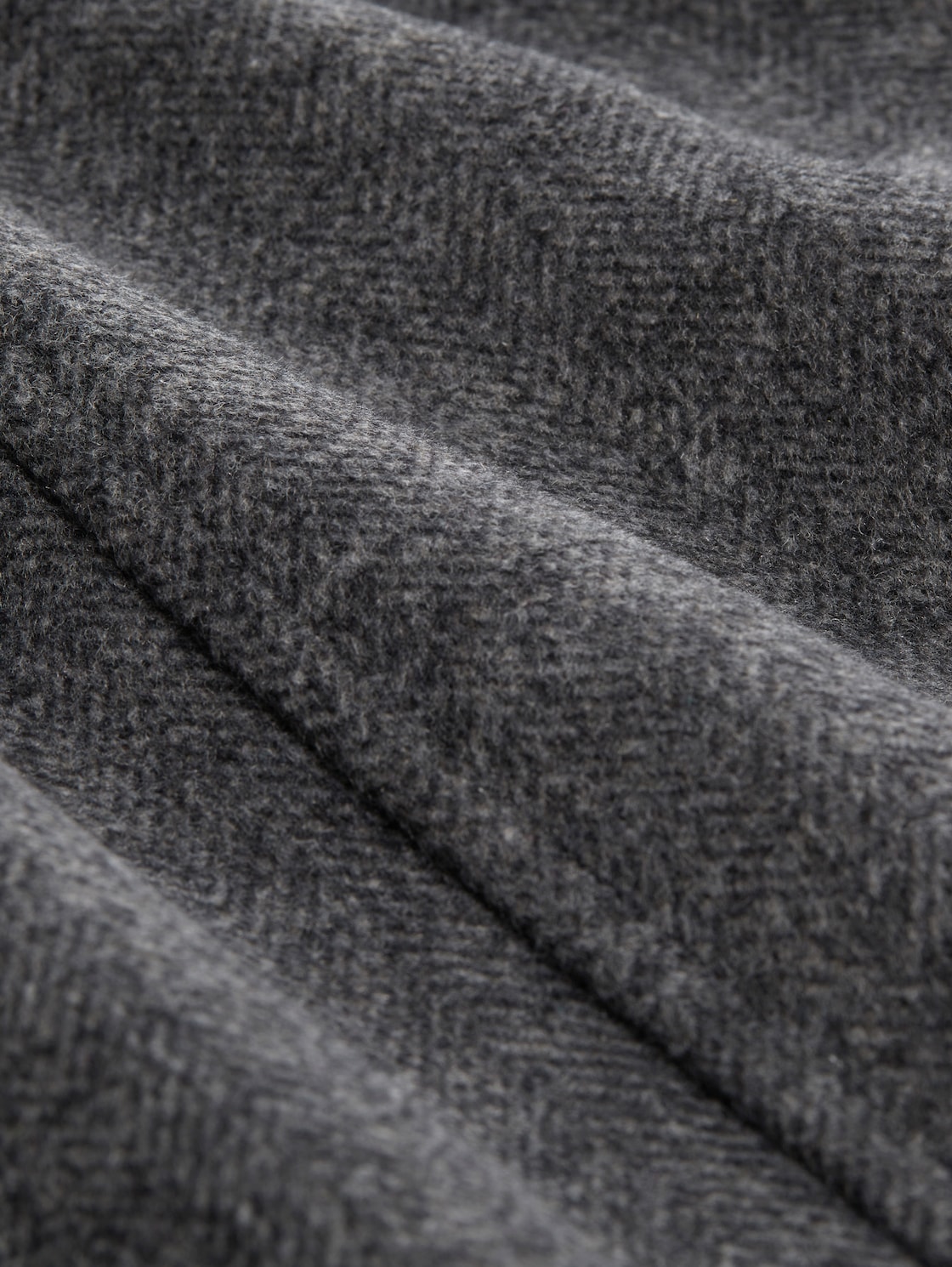 2 in 1 Wollmantel - dark grey black herringbone - Produkt-Detail-Ansicht