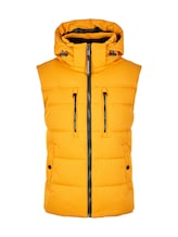 Ausgewählt, Weste mit abnehmbarer Kapuze von Tom Tailor, gelb