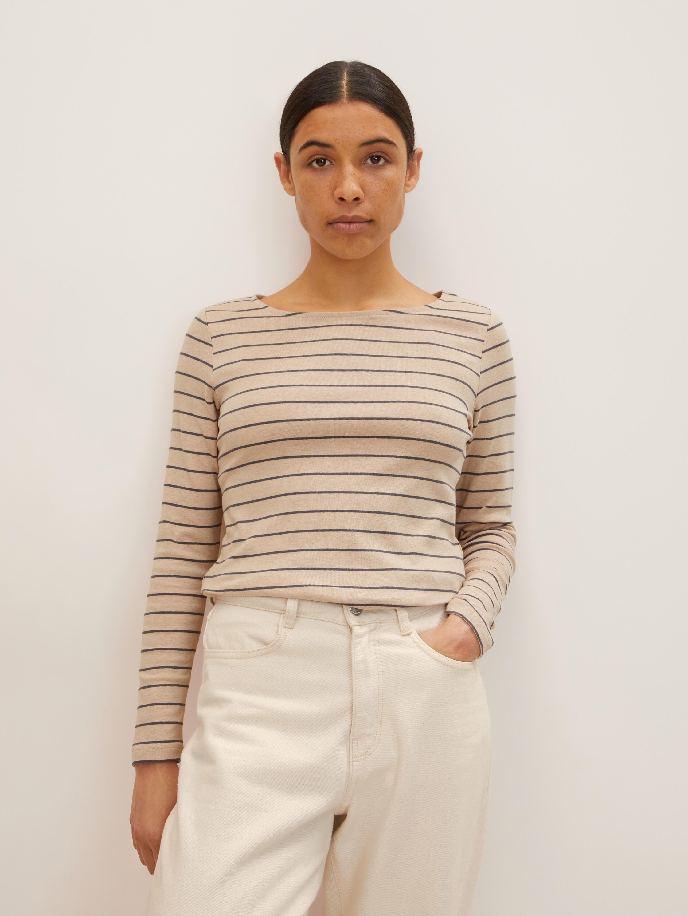 Langarmshirt mit Streifen - 3