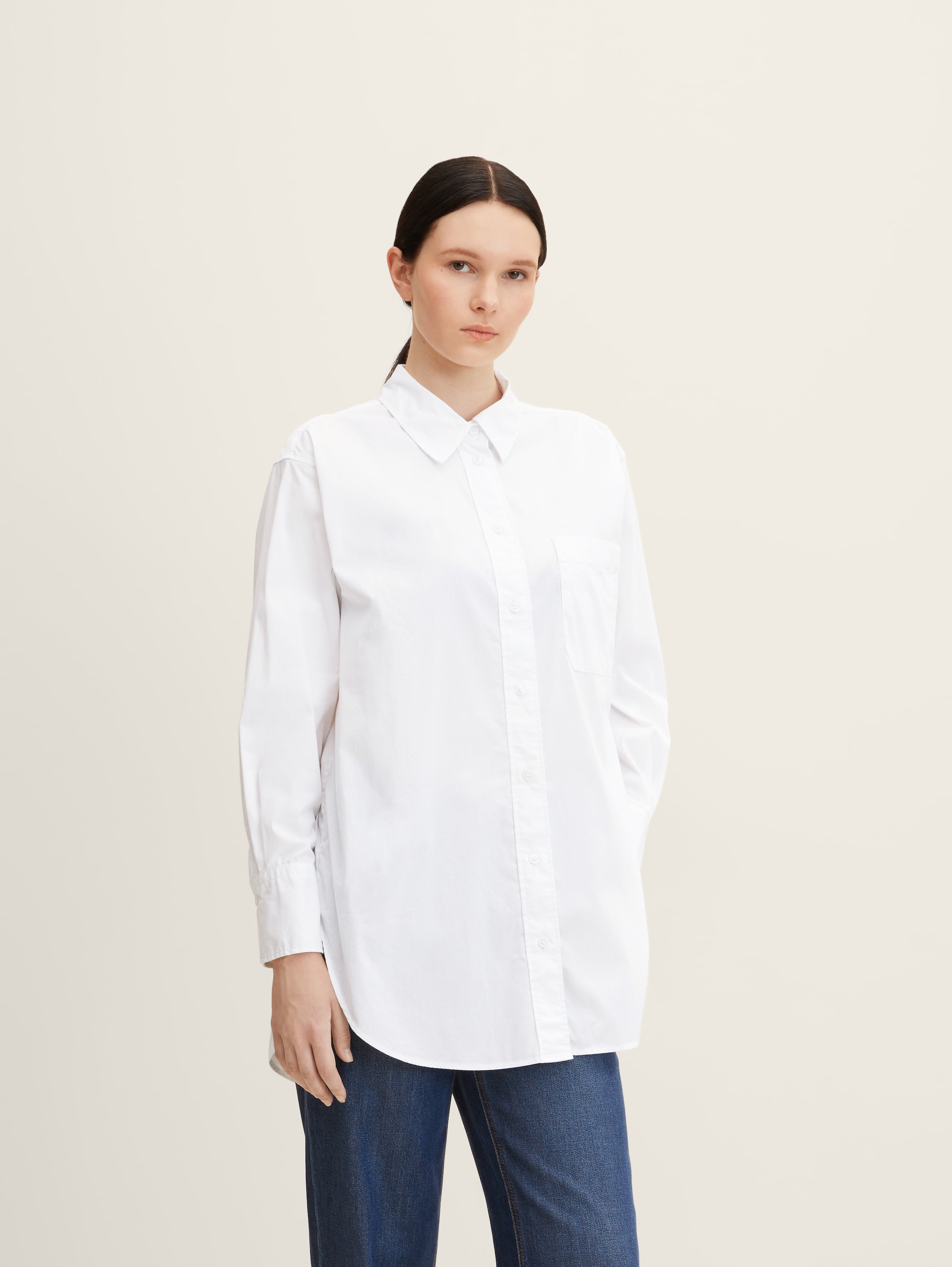 Oversized Hemd - white -