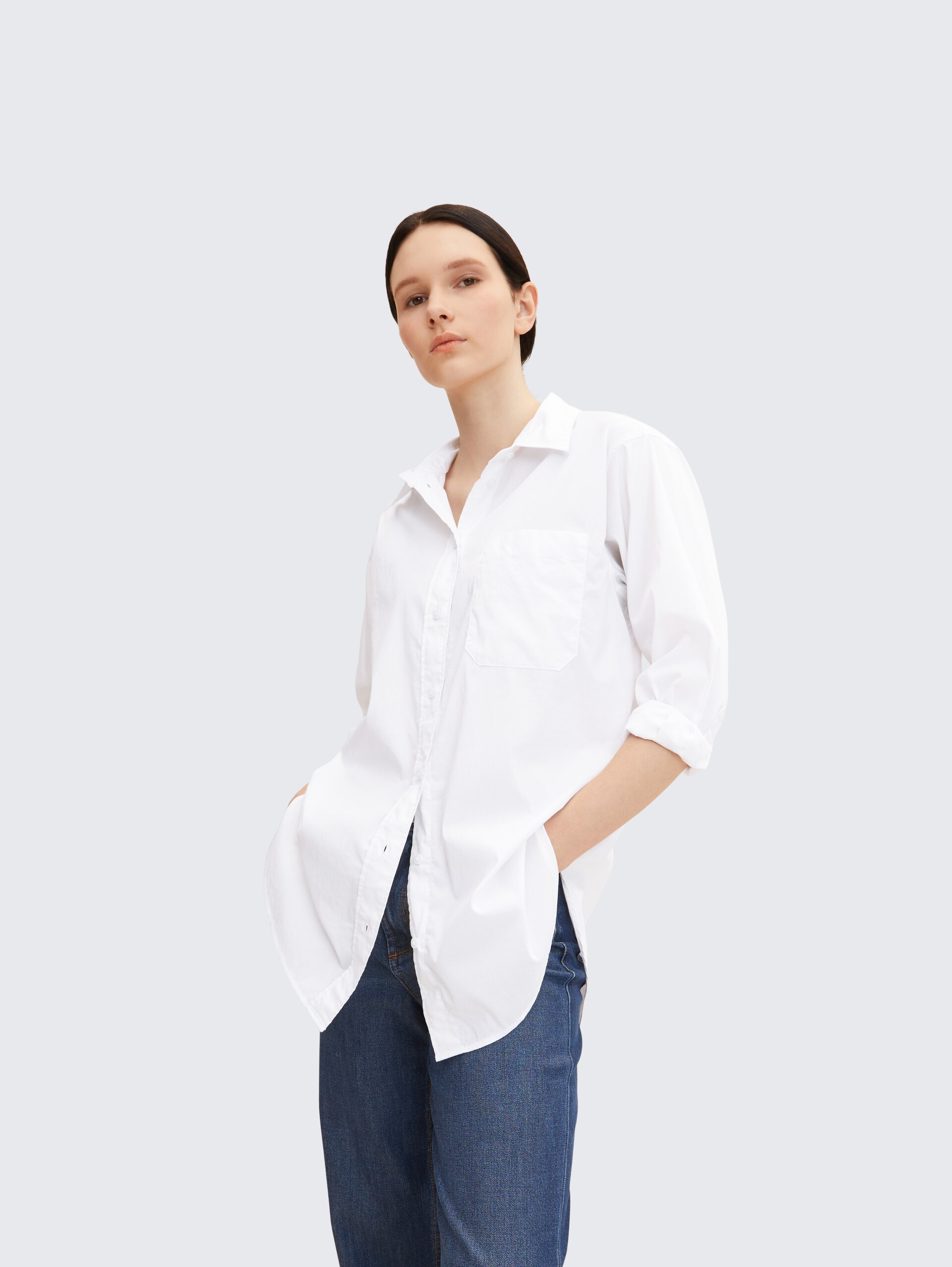 Oversized Hemd - White