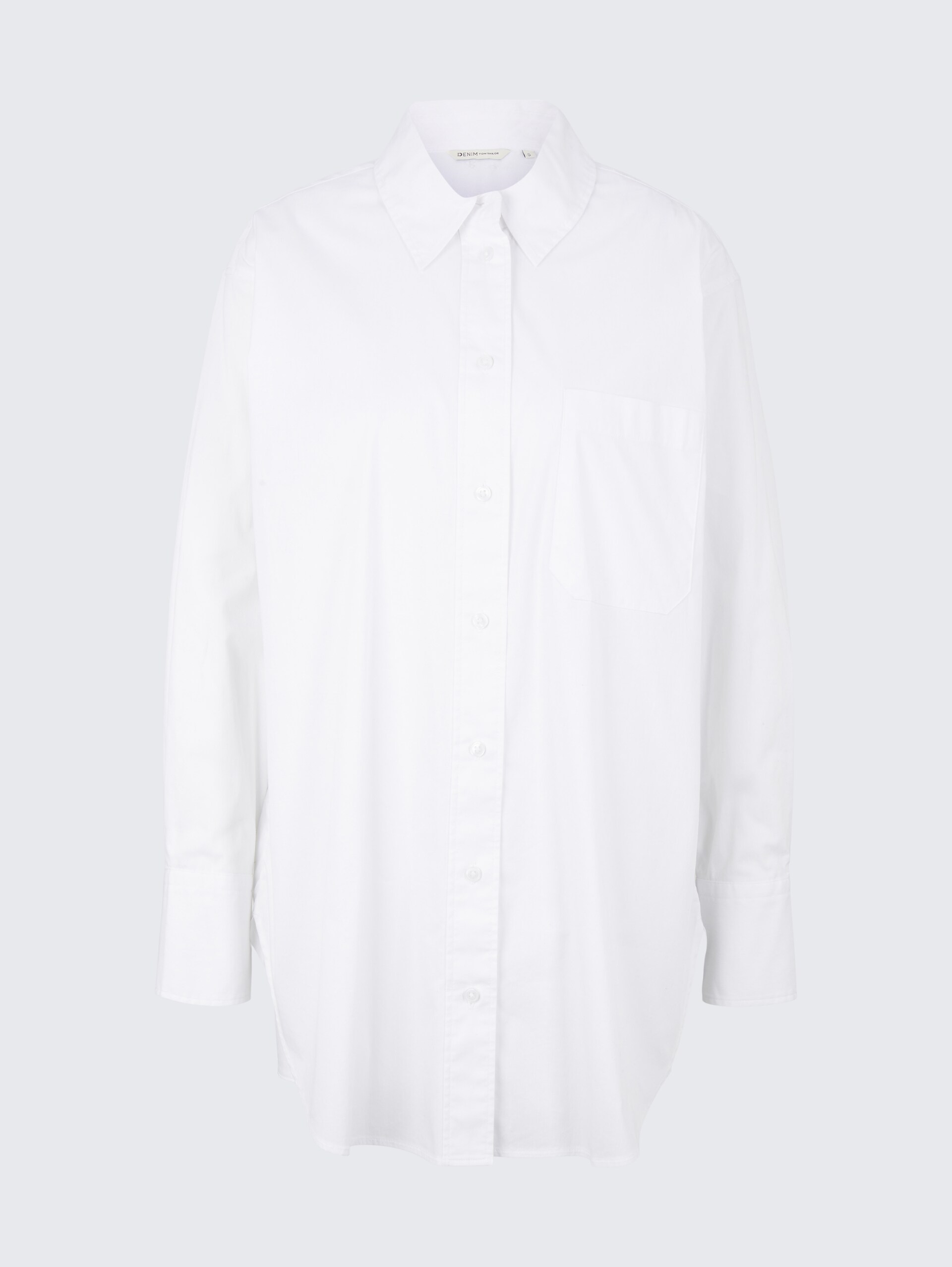 Oversized Hemd - White - Vorder-Produkt-Ansicht