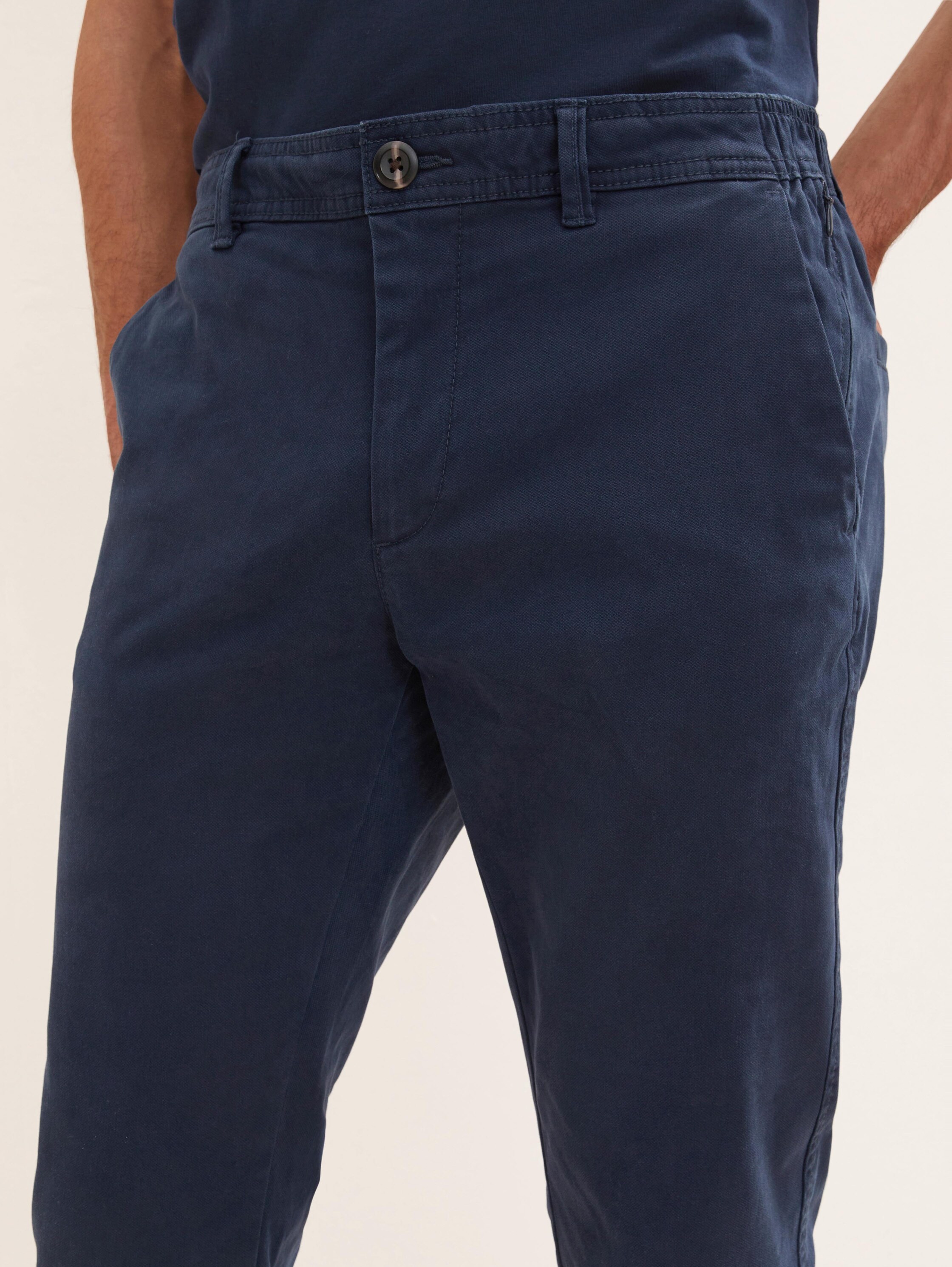 Slim Chino Hose mit Stretch - sky_captain_blue_1 - 