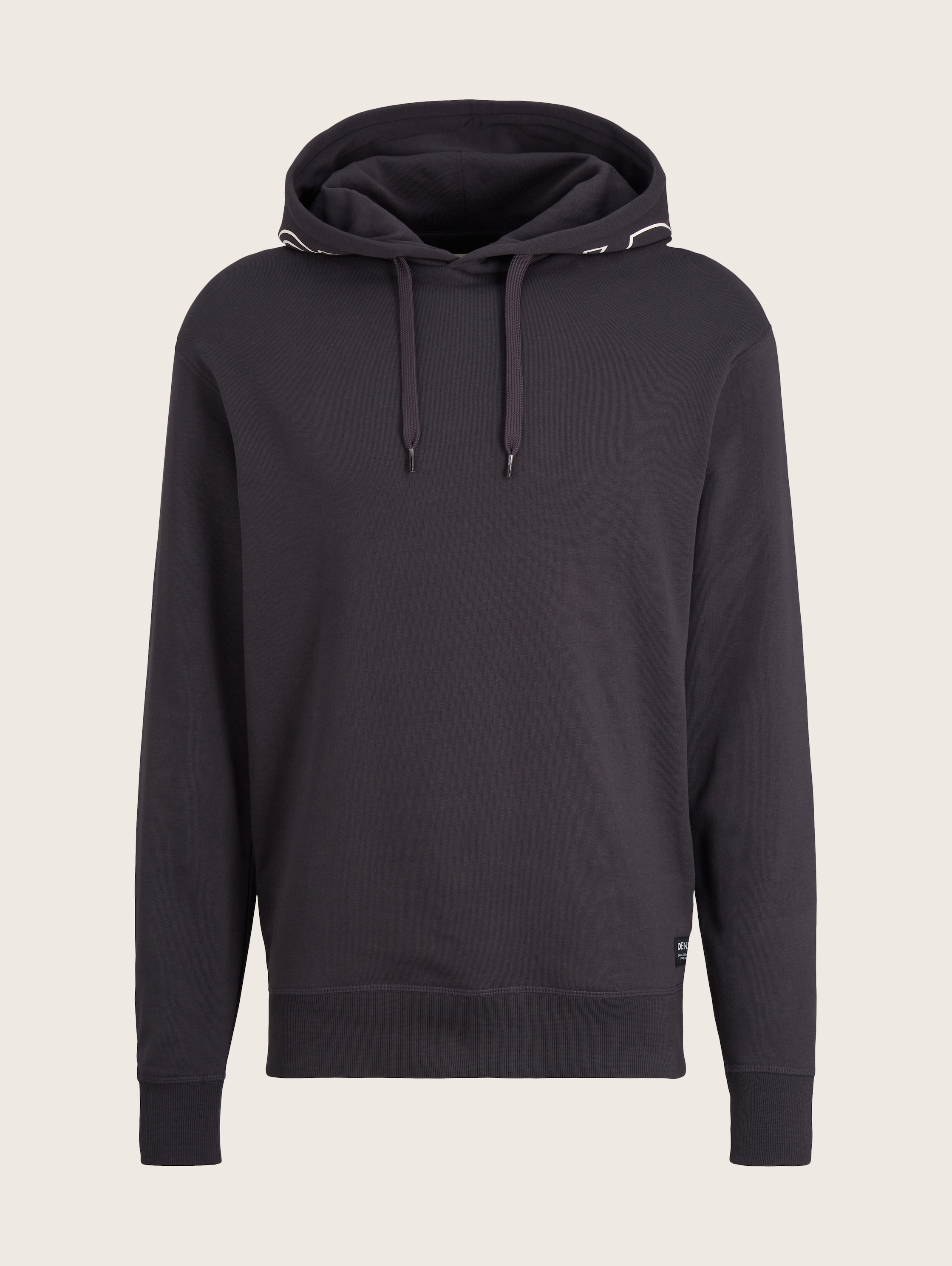 Hoodie mit Print - coal grey - Vorder-Produkt-Ansicht