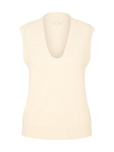 Nicht ausgewählt, Pullunder mit V-Ausschnitt von , weiß