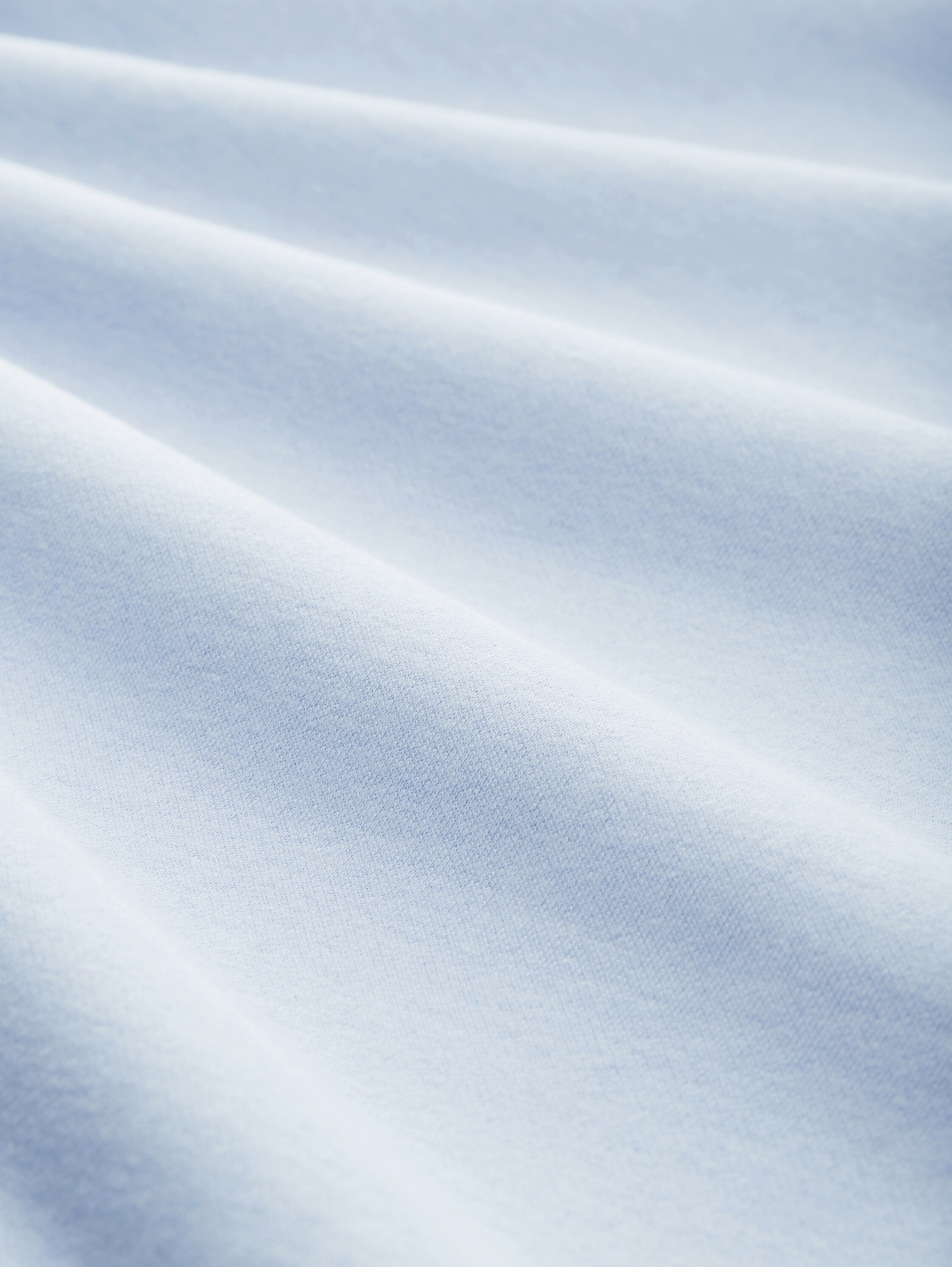 Hoodie mit Bio-Baumwolle - Brunnera Blue - Material-Ansicht