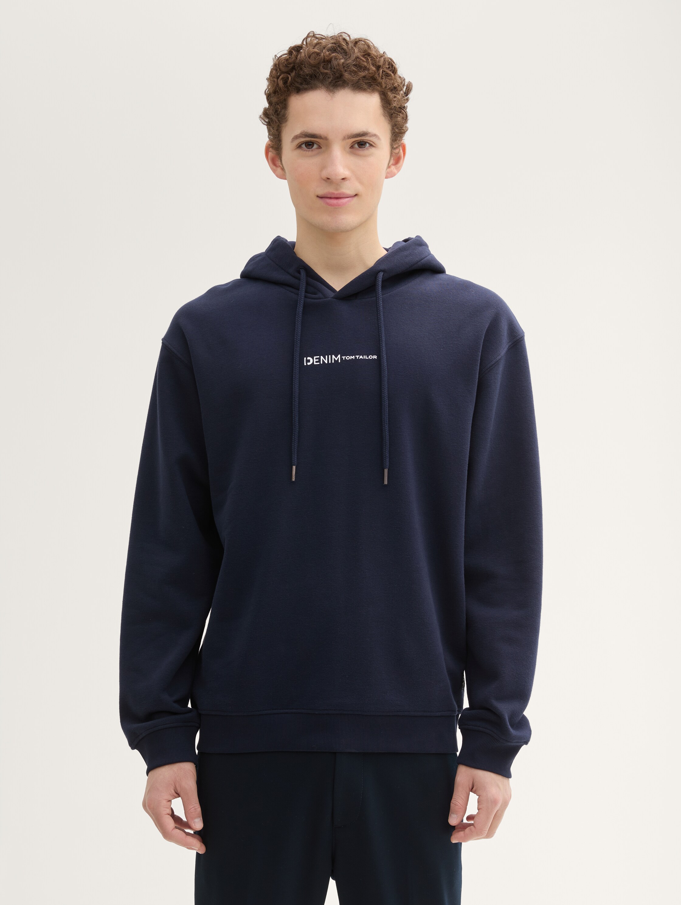 Organic cotton hoodie - sky_captain_blue - 