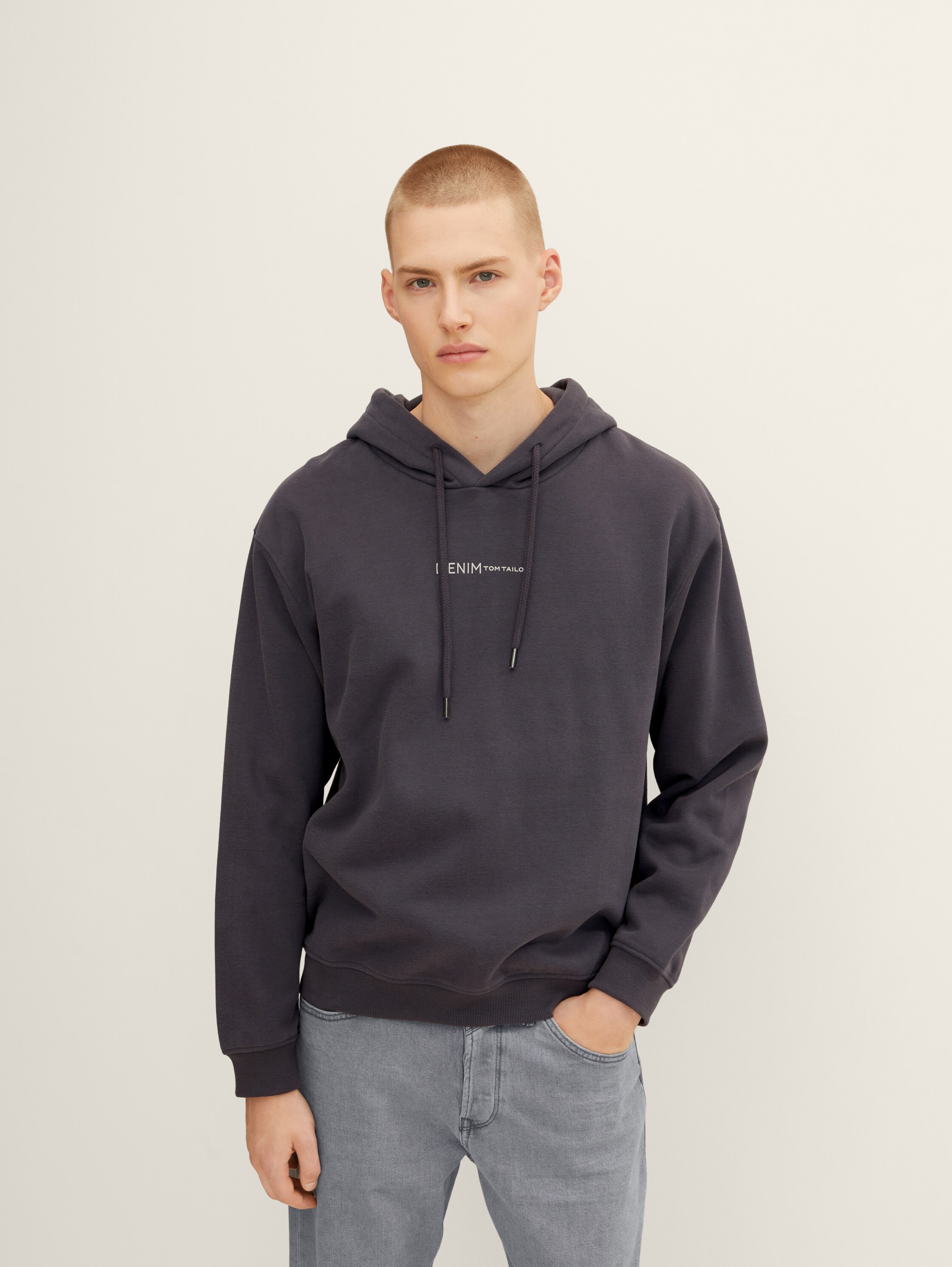 Hoodie with organic cotton - coal_grey_1 - 