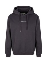 Ausgewählt, Hoodie mit Bio-Baumwolle von Tom Tailor, grau