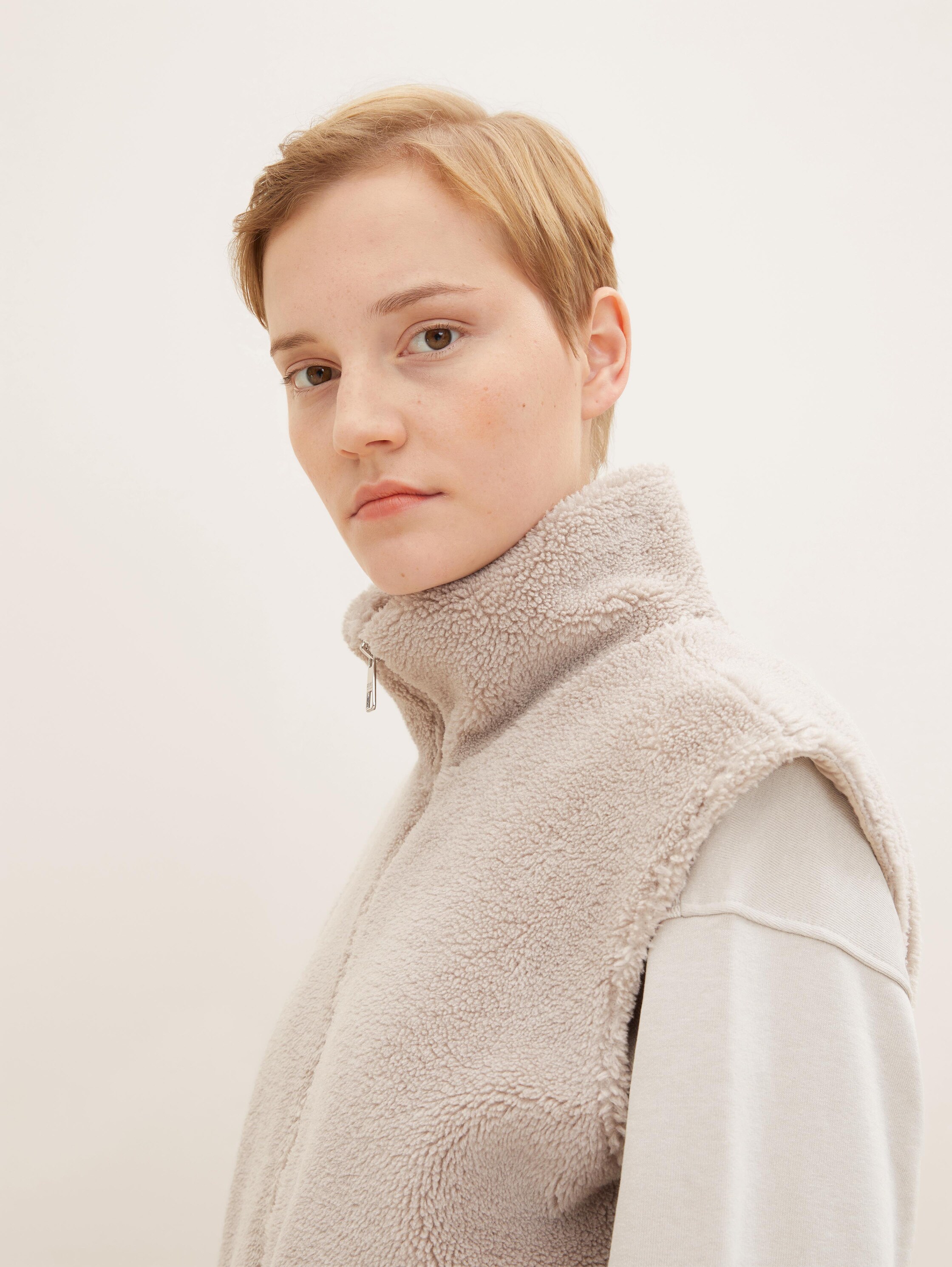 Teddybontjas - cloud grey - Detailaanzicht model