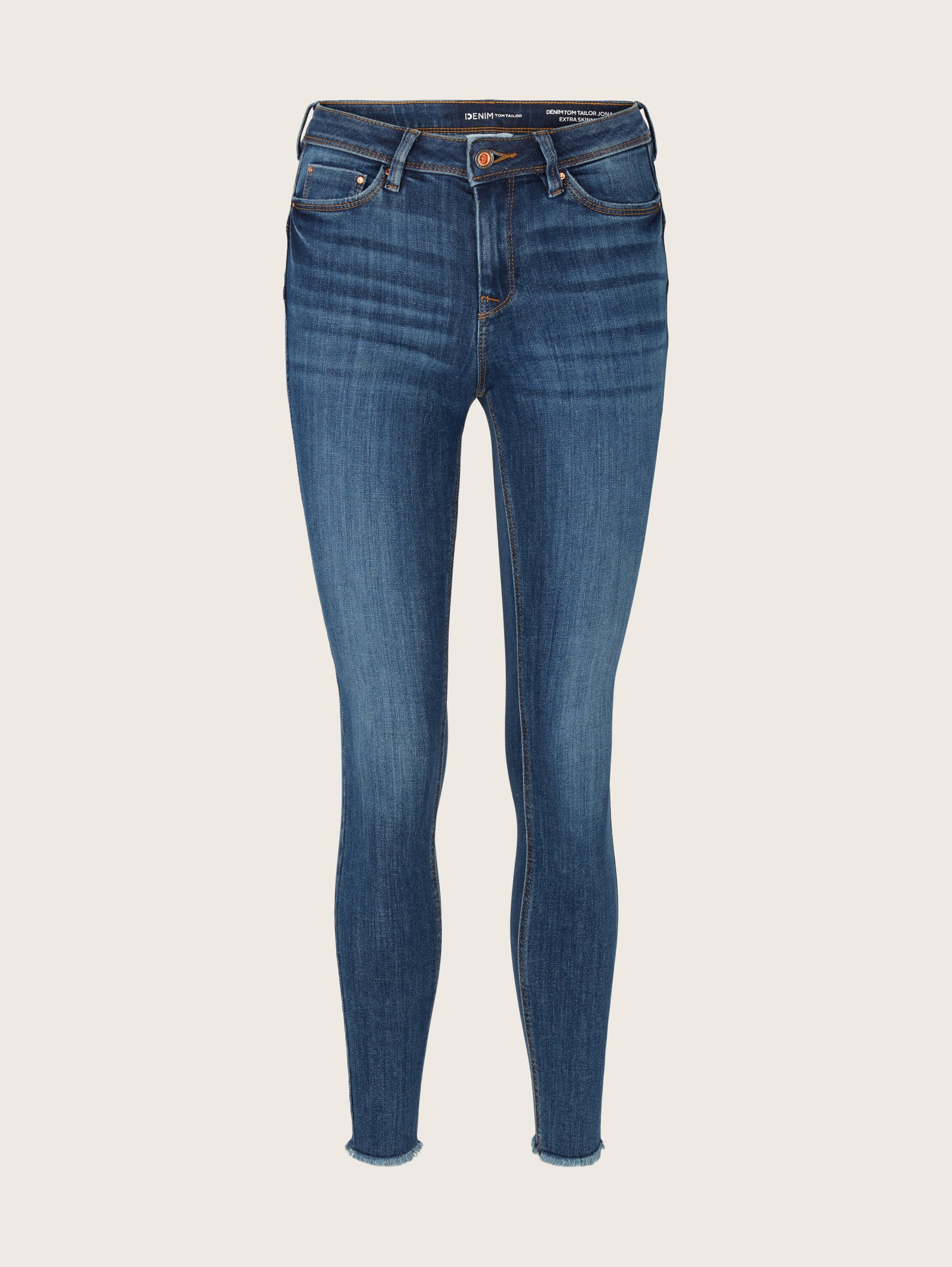 TTJONA extra skinny ankle jeans - Used Mid Stone Blue Denim - Product vooraanzicht