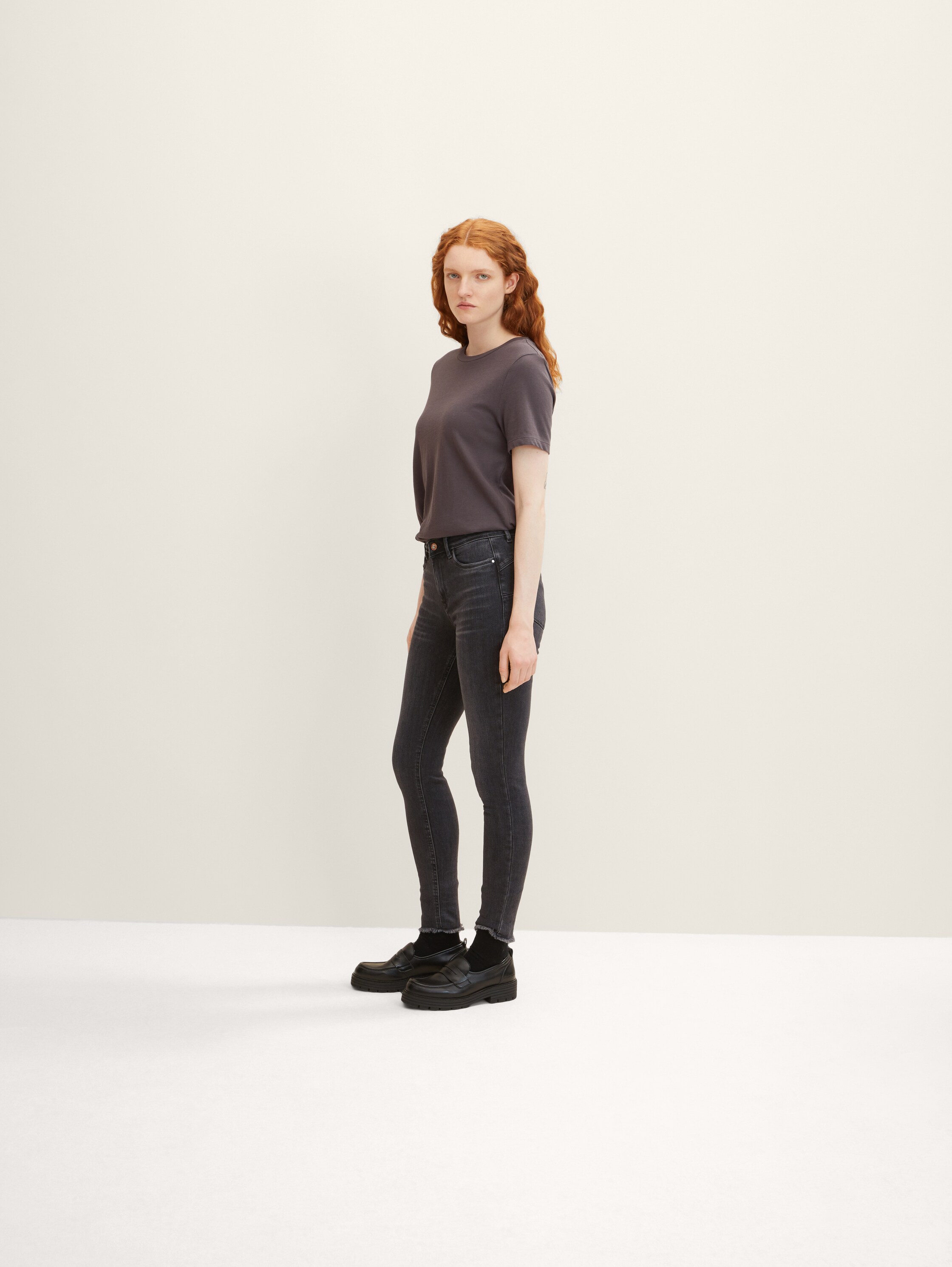 TTJONA extra skinny ankle jeans - used_mid_stone_grey_denim - 