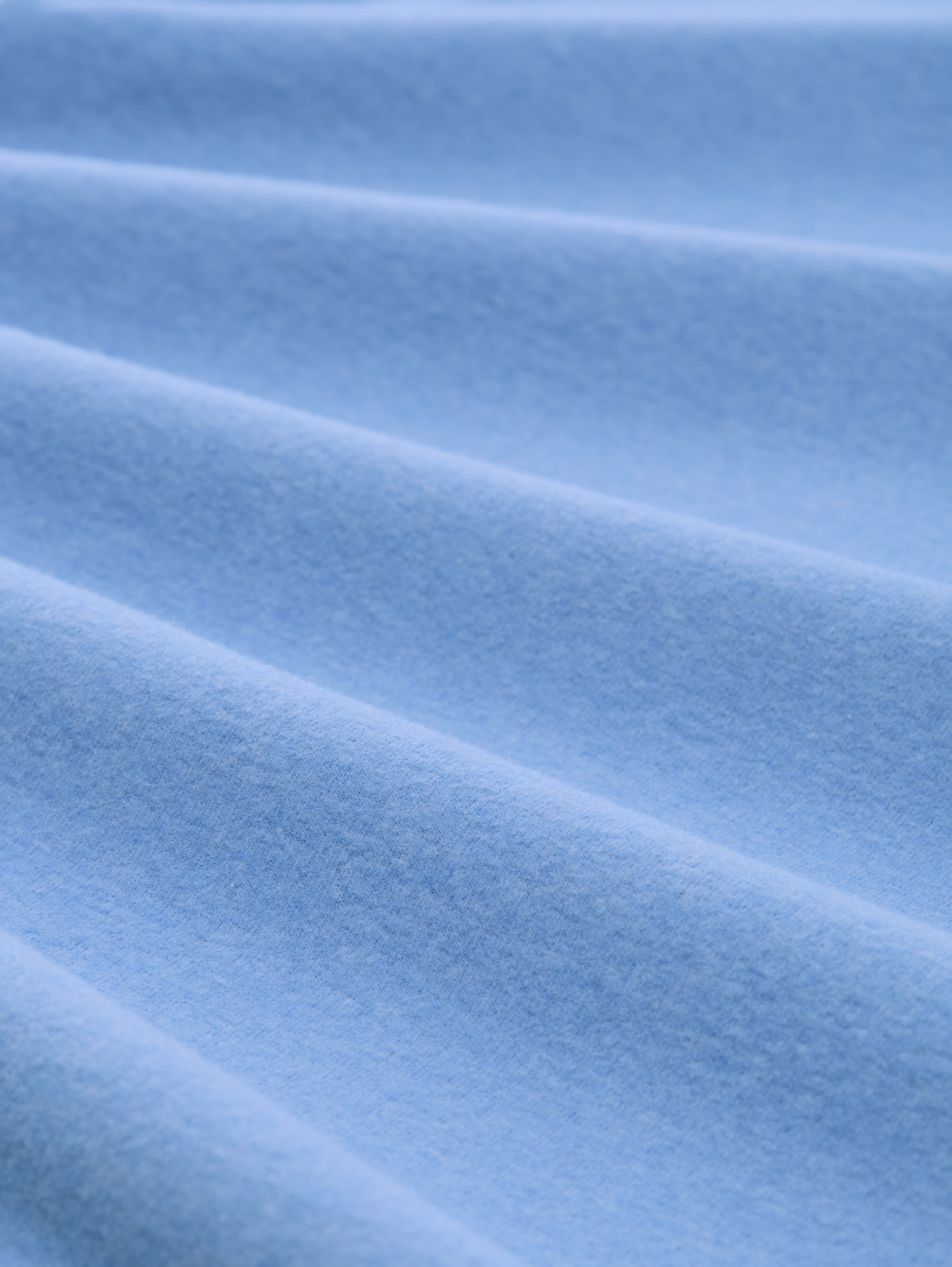 Basic Langarmshirt mit Raffärmeln - sicilian_blue_melange - 