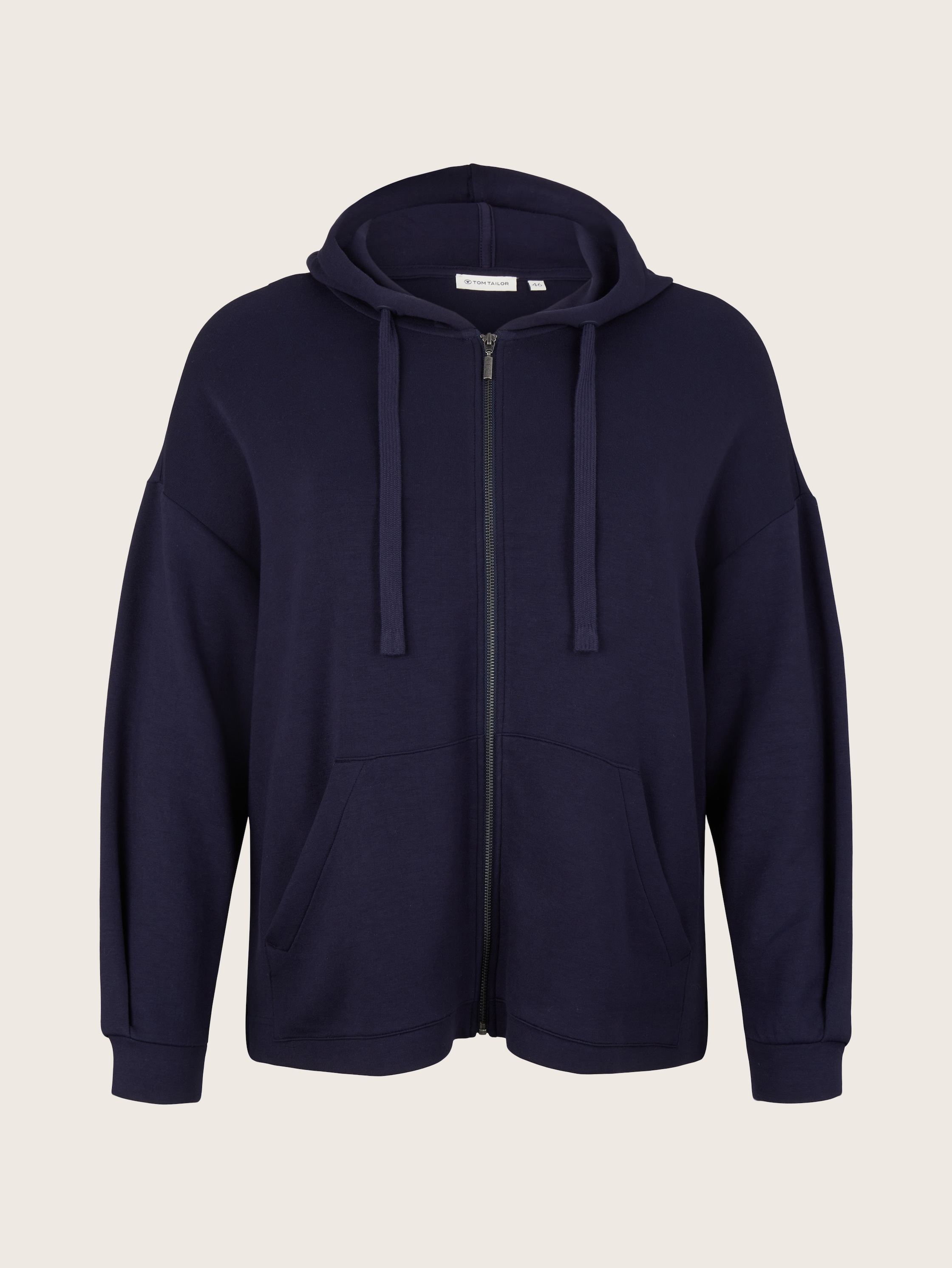 Plus Size - Basic Sweatjacke - navy midnight blue - Vorder-Produkt-Ansicht