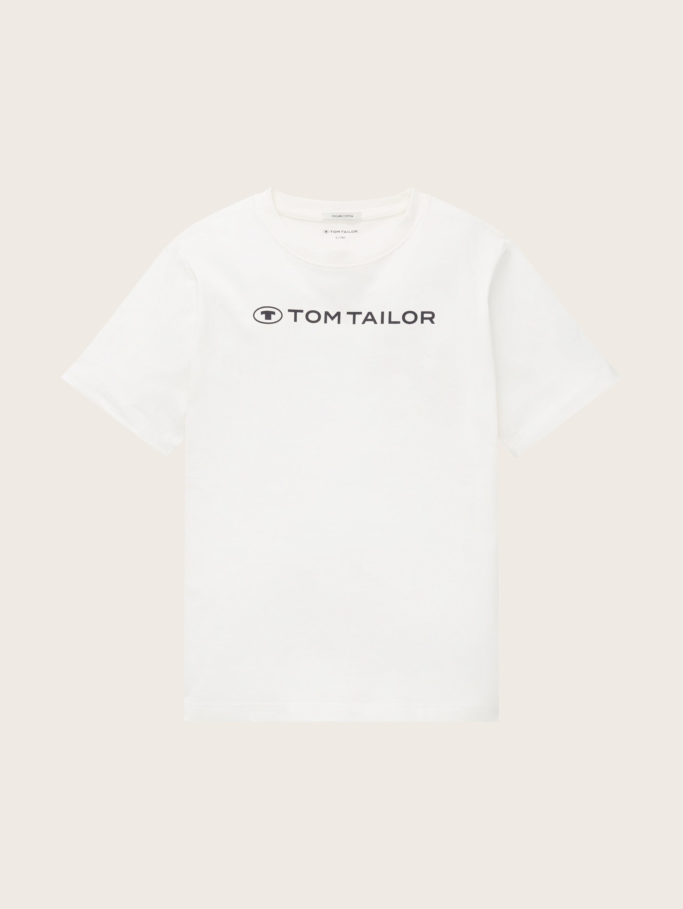 T-shirt with a logo print - Whisper White - Front product view