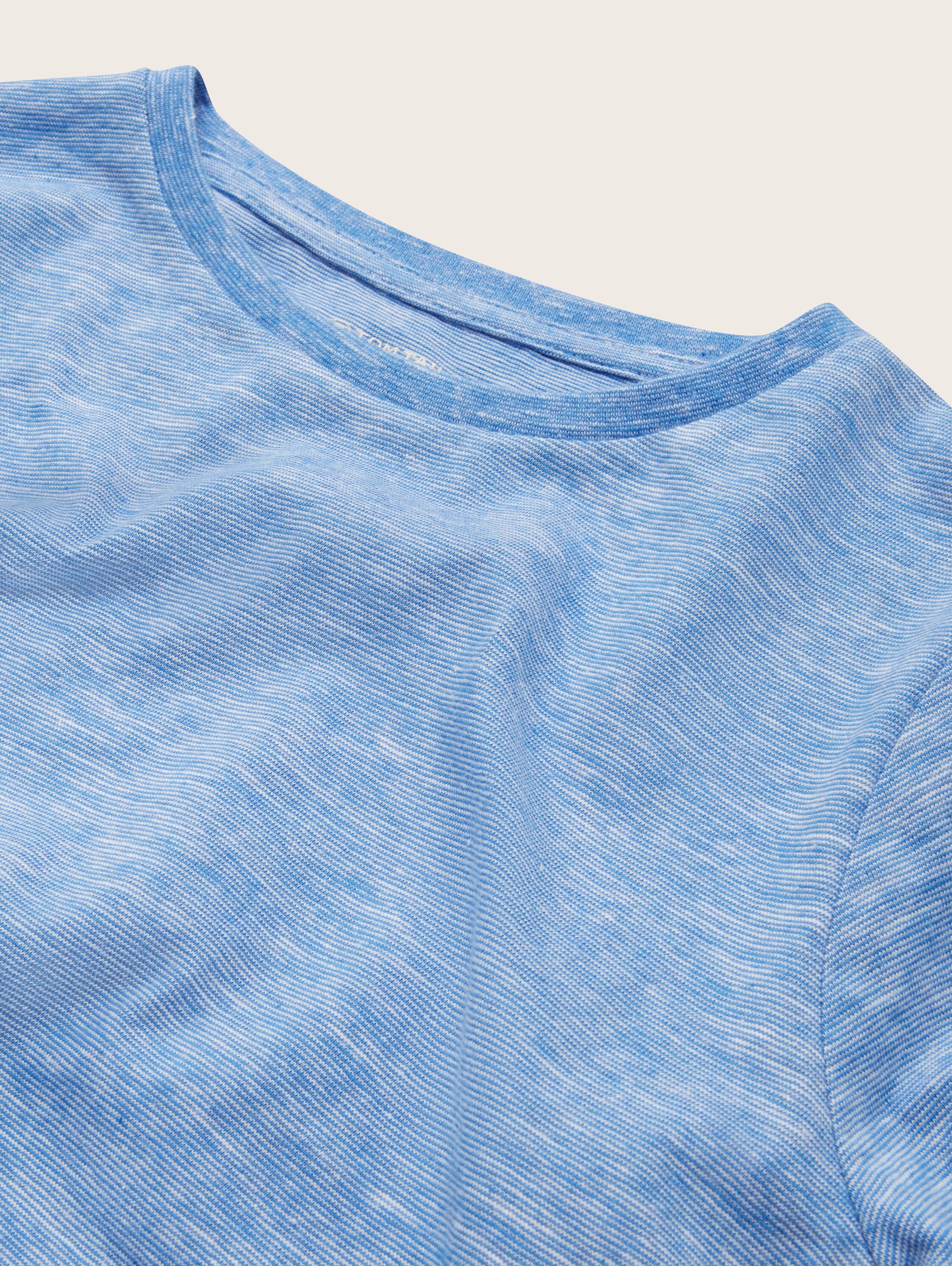 Top à manches longues aspect chiné - Strong Palace Blue - Vue détaillée du modèle