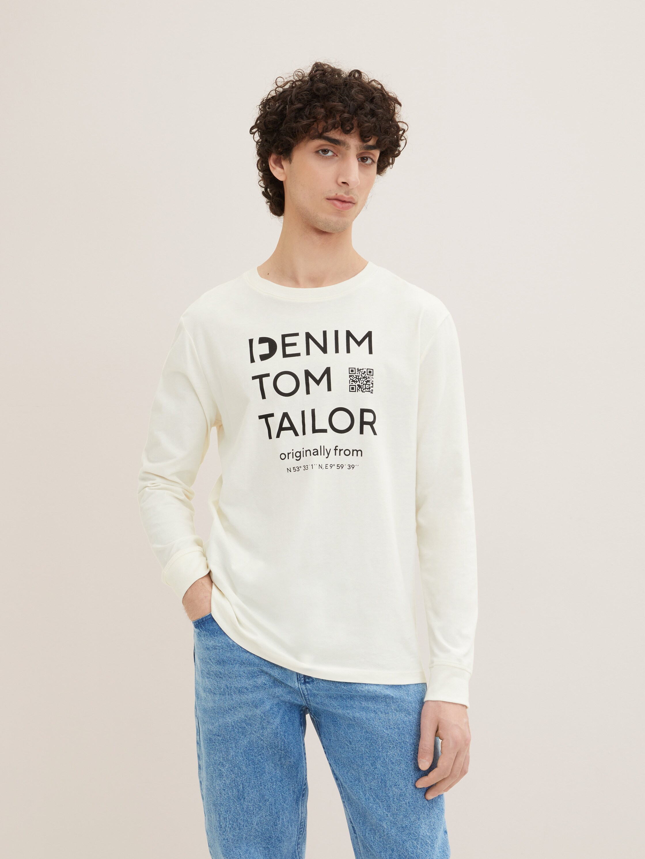 Langarmshirt mit Print - 3