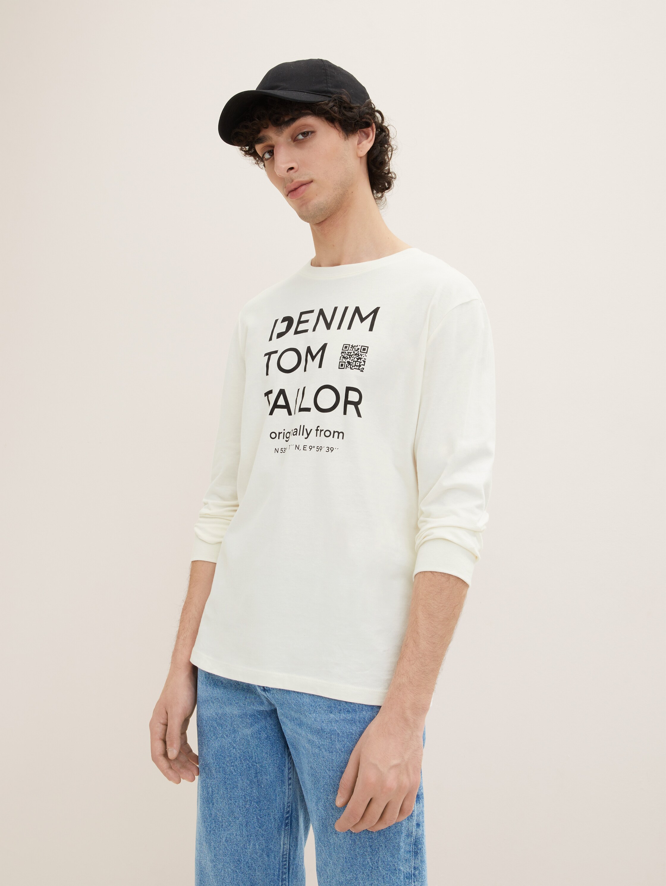 Langarmshirt mit Print - 1