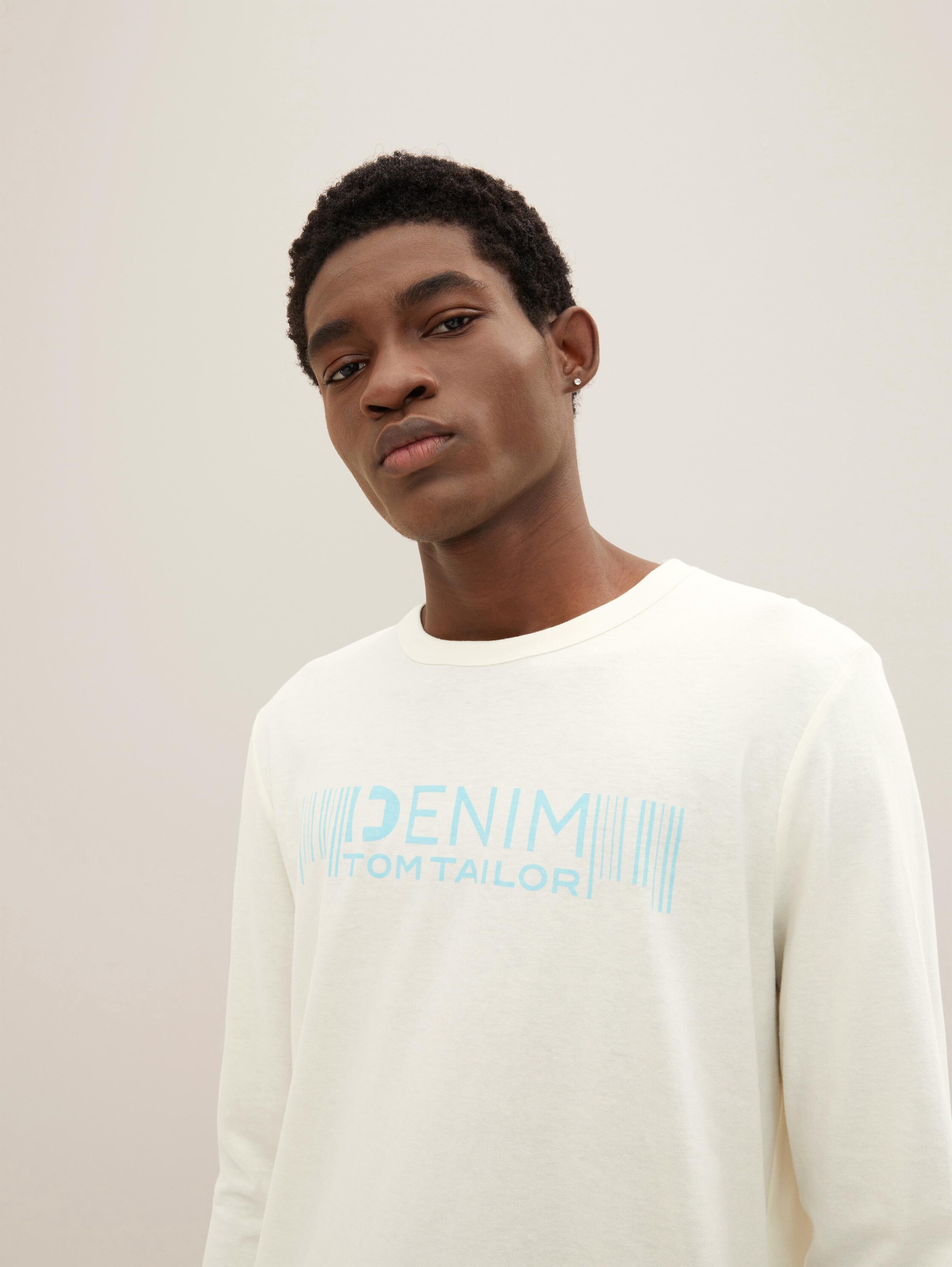 Langarmshirt mit Logo Print - 6