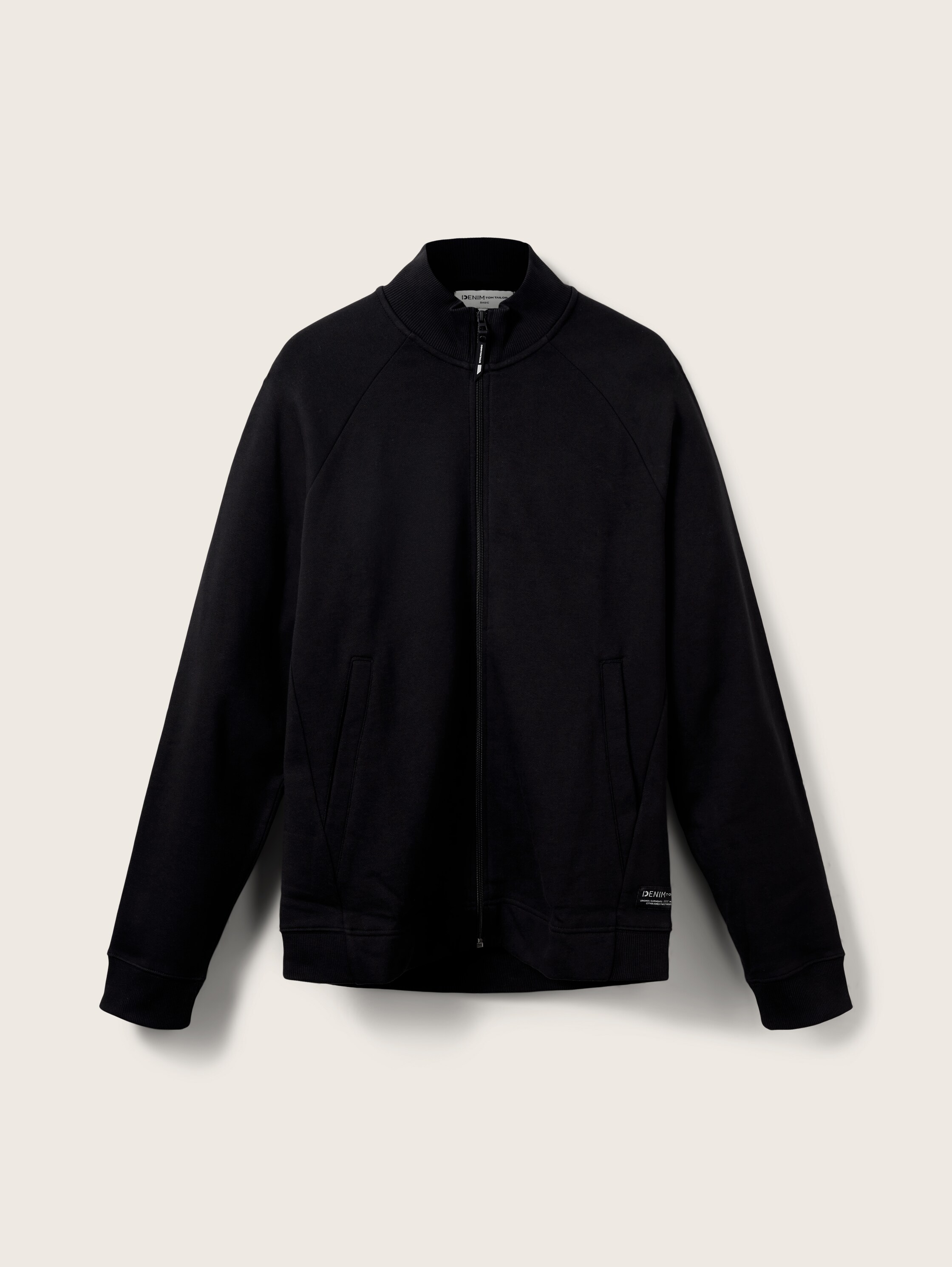 Sweatjacke mit Print - Black