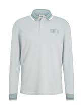 Ausgewählt, Langarm Poloshirt von Tom Tailor, blau