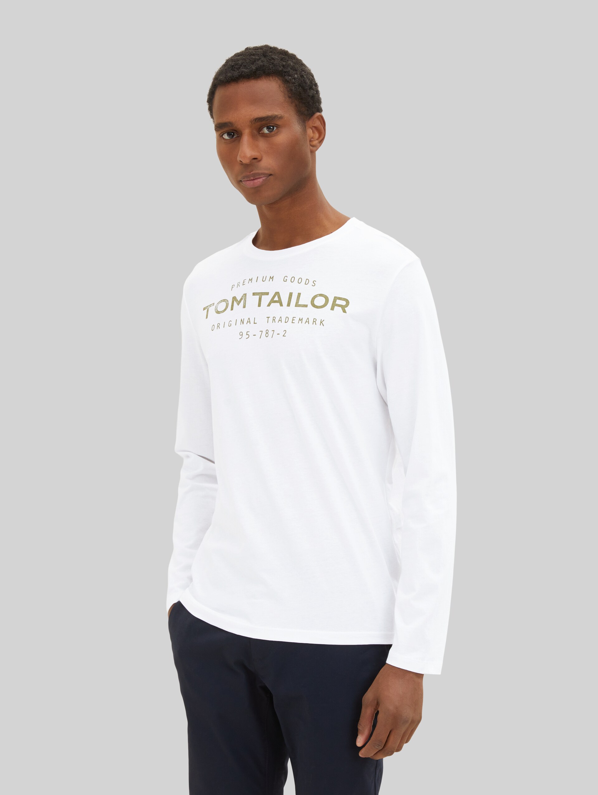 T-shirts met lange mouwen in een set van 2 - Knitted Navy