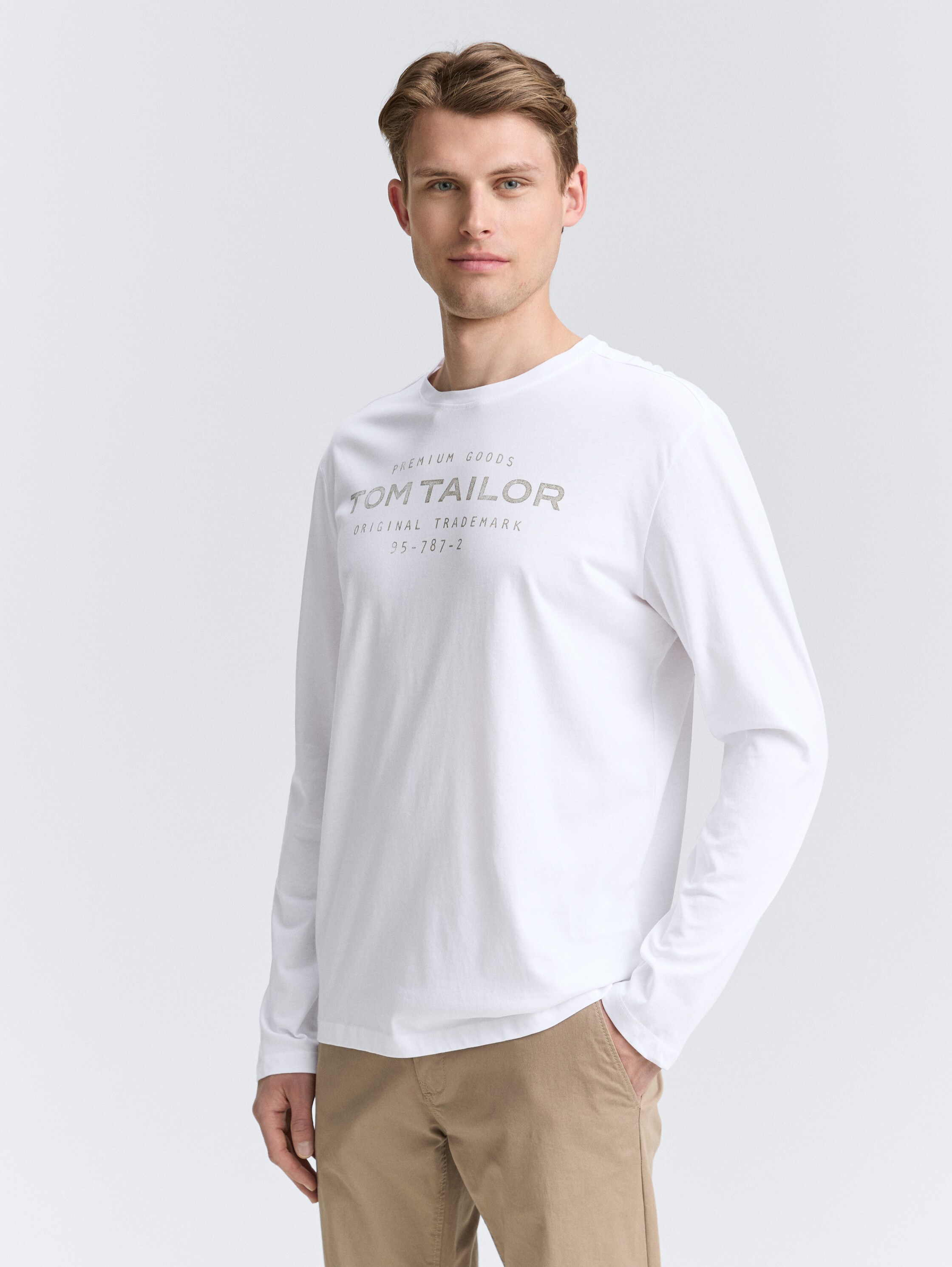 T-shirts à manches longues, lot de 2 - Black - Découpe Vue de face du modèle