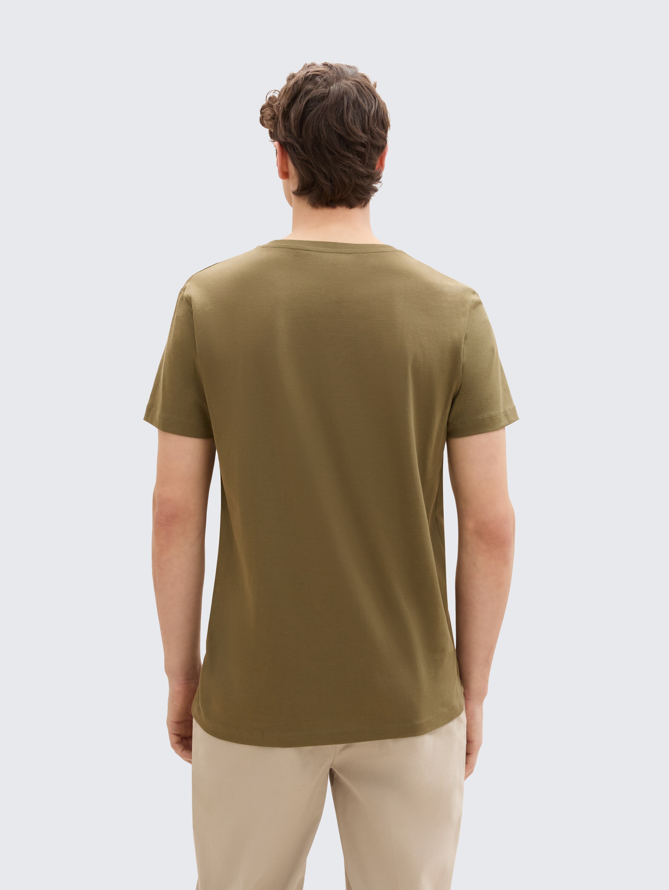 T-Shirt mit Print im 3er-Pack - dry_greyish_olive - 