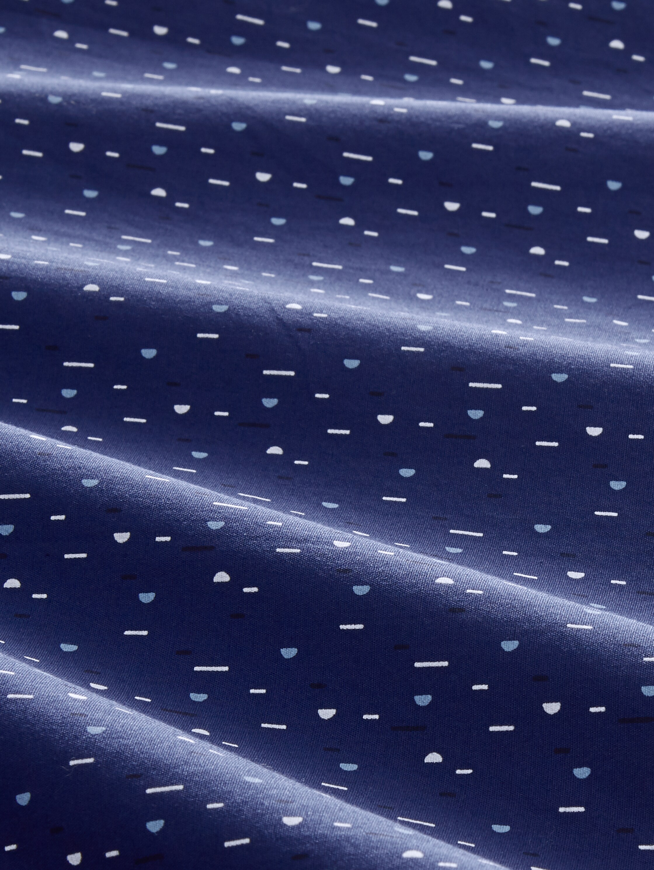 Shirt with an all-over print - dark blue multicolor design - Material view