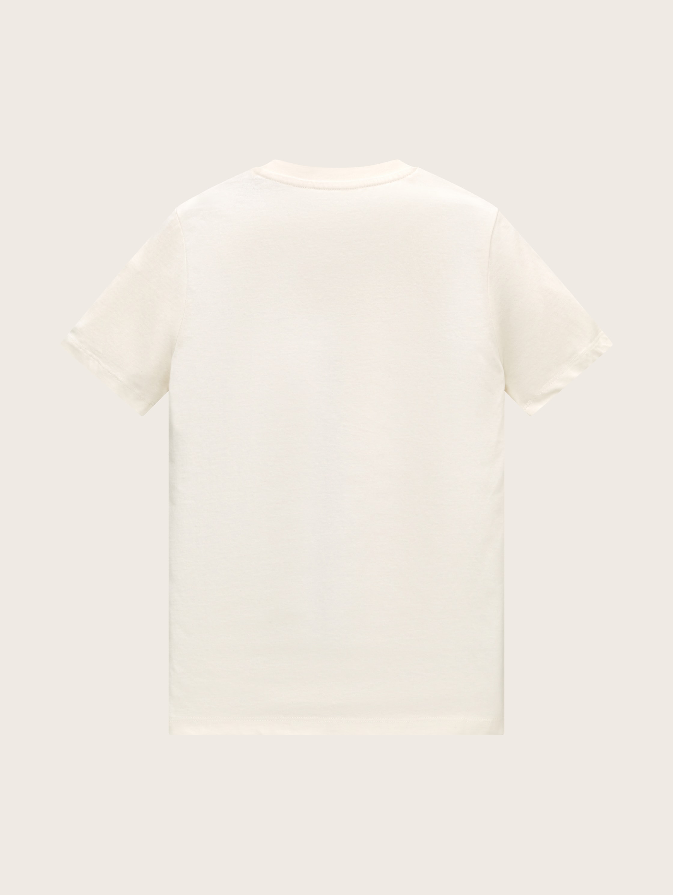 T-shirt met tekstopdruk - Wool White