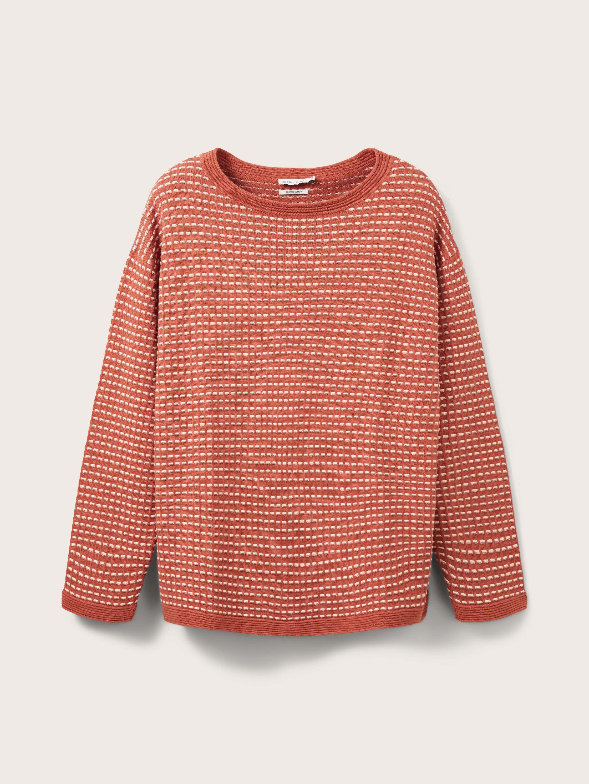 Plus Size - Strukturierter Strickpullover - 5