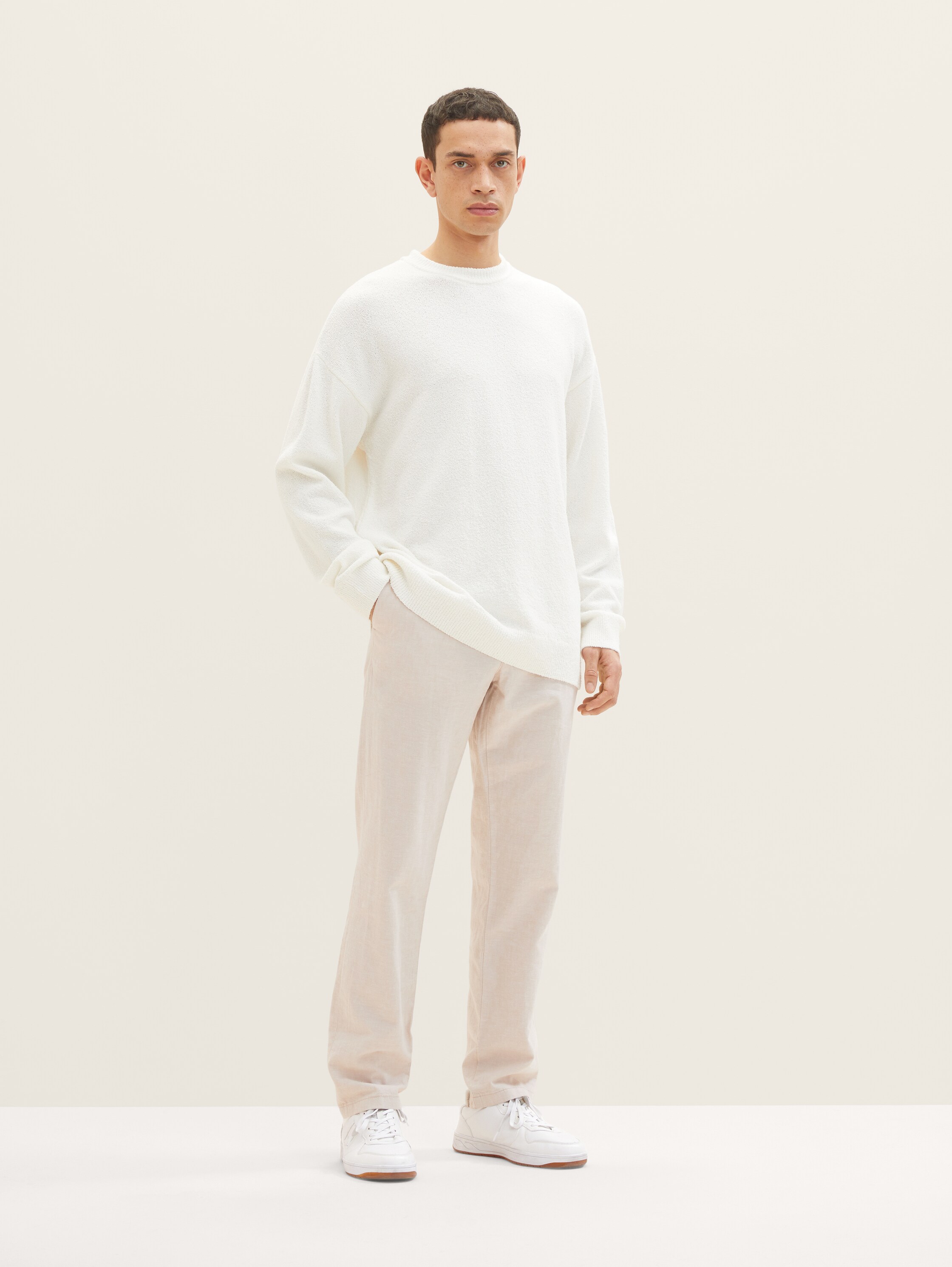 Chino Hose mit Leinen - 1