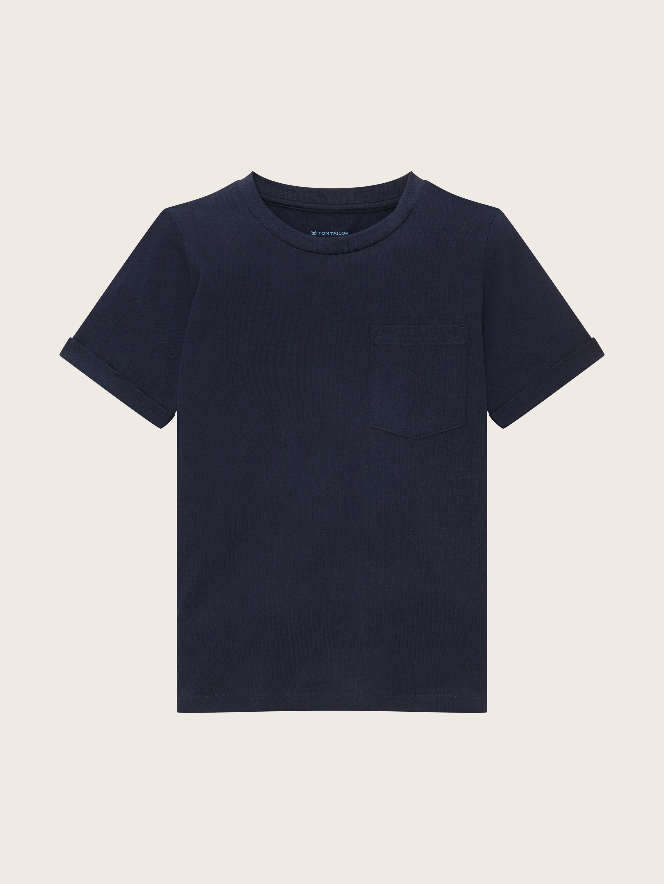 T-Shirt mit Brusttasche - 1