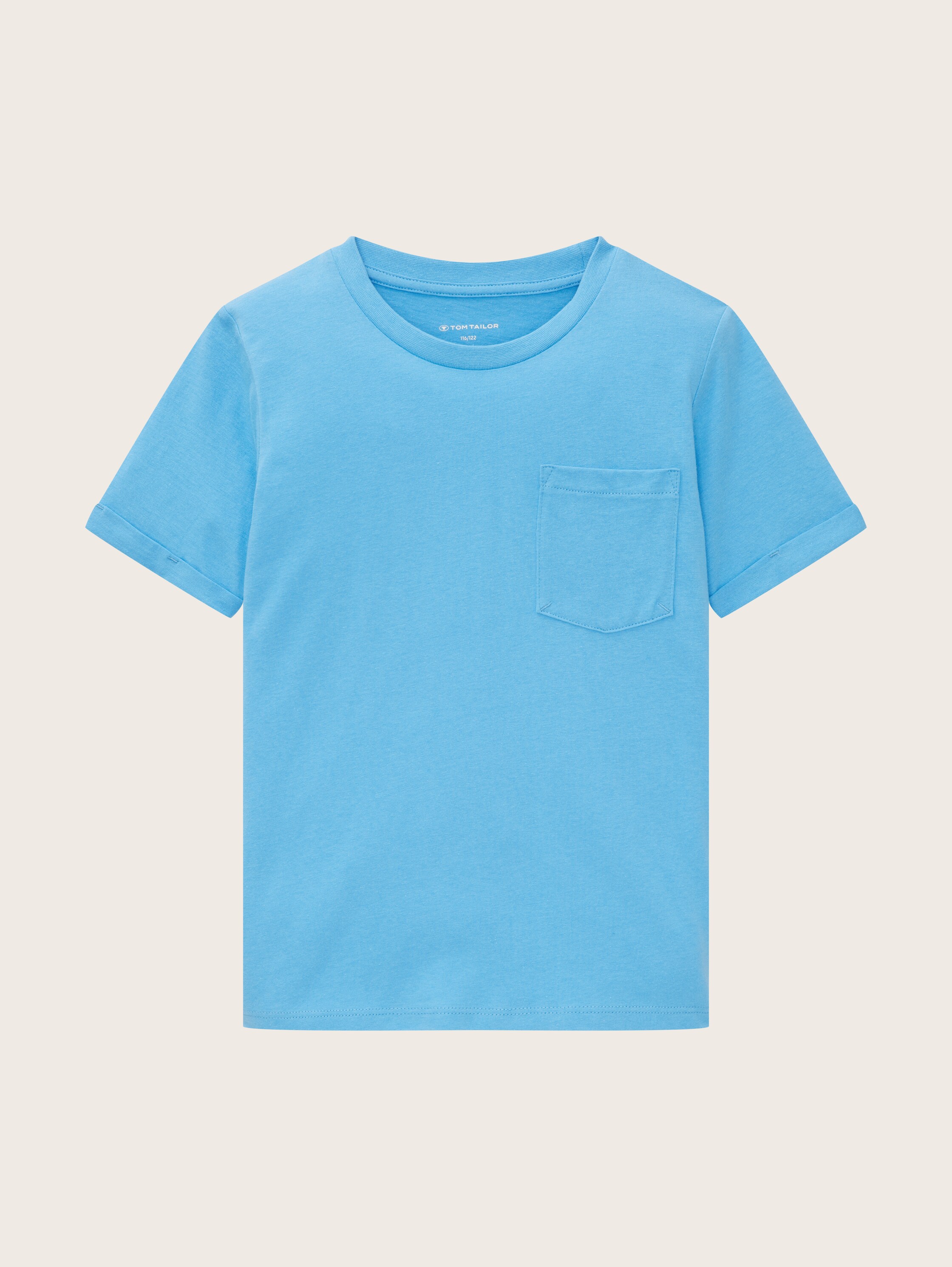 T-Shirt mit Brusttasche - 1