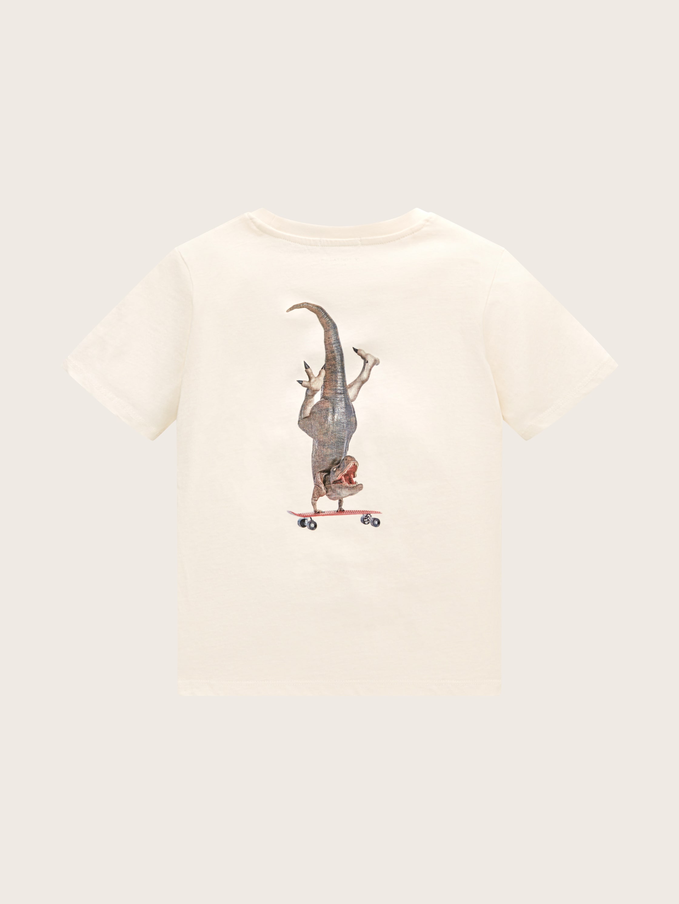T-shirt met fotoprint - Wool White