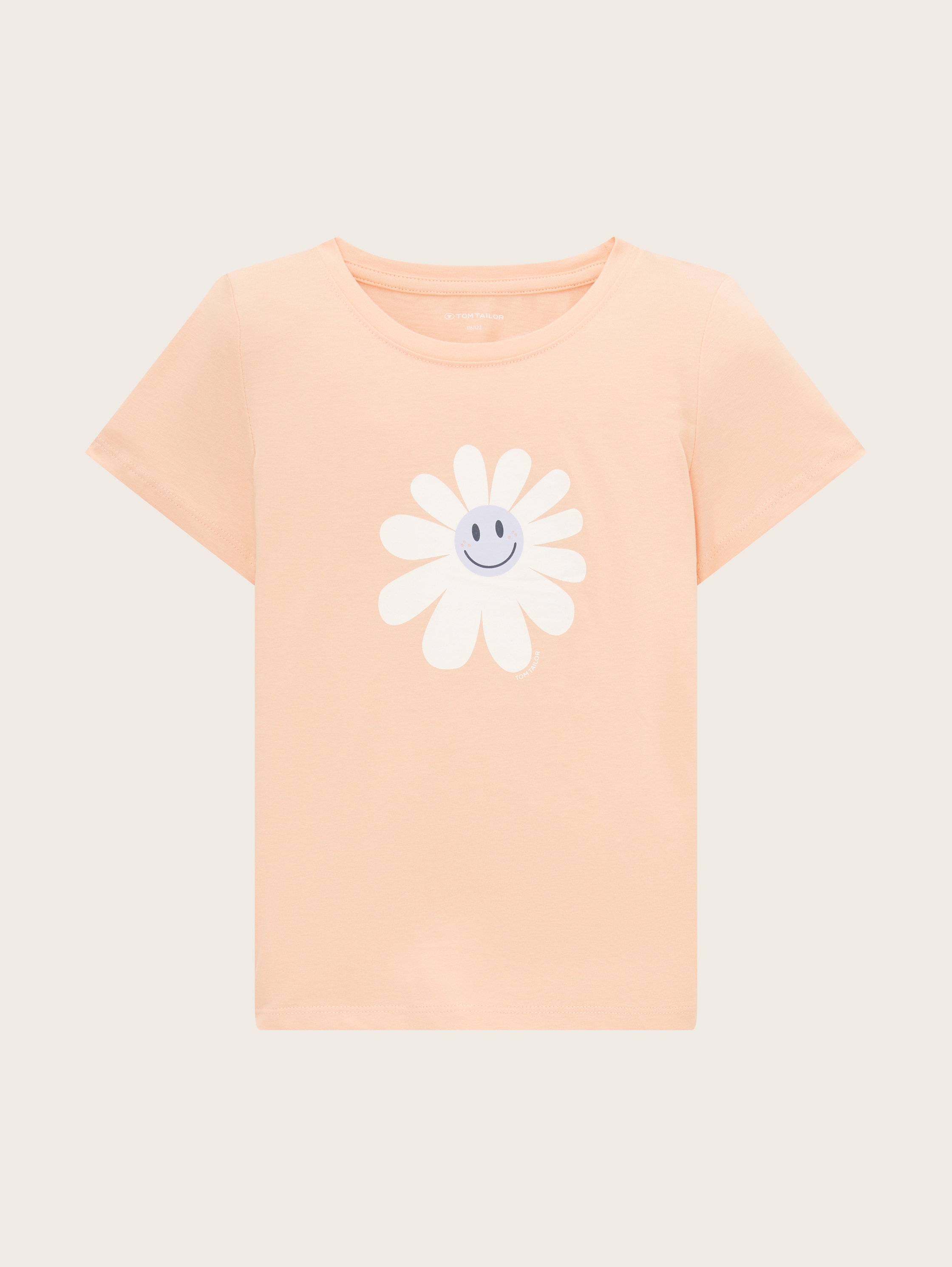 T-Shirt mit Artwork - sunny_apricot - 