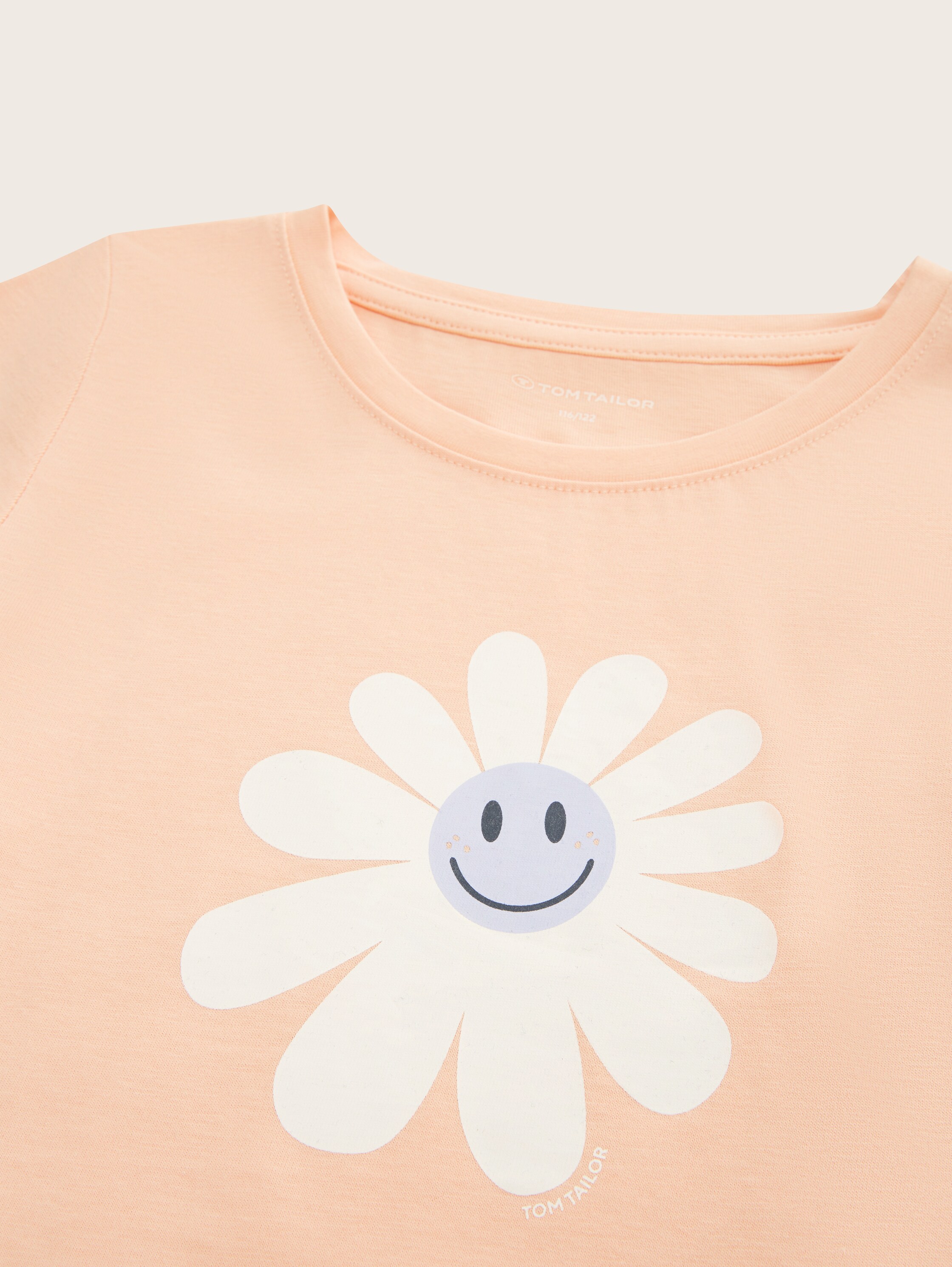 T-Shirt mit Artwork - sunny_apricot - 